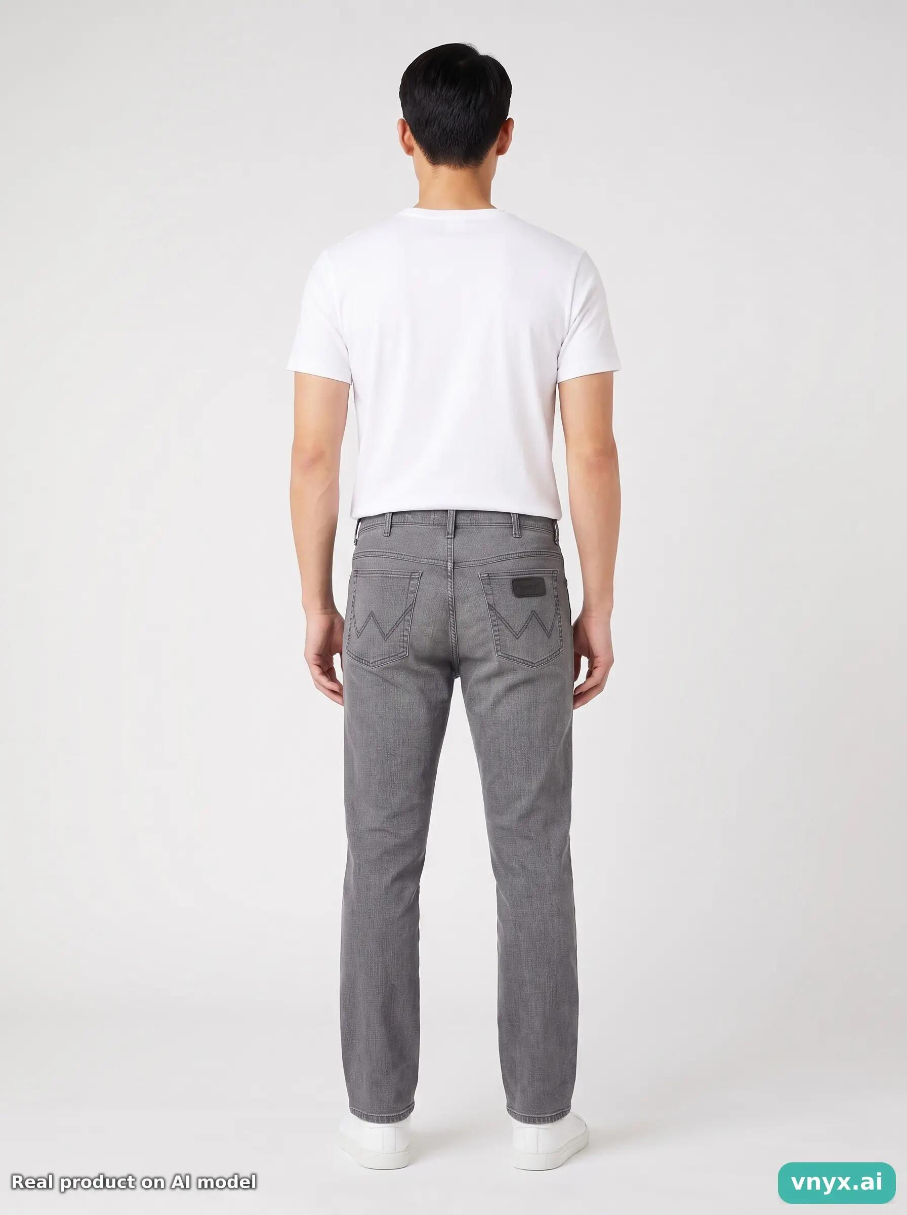 Second Life - Vintage Wrangler Grey Jeans Men W36 L32 2/6