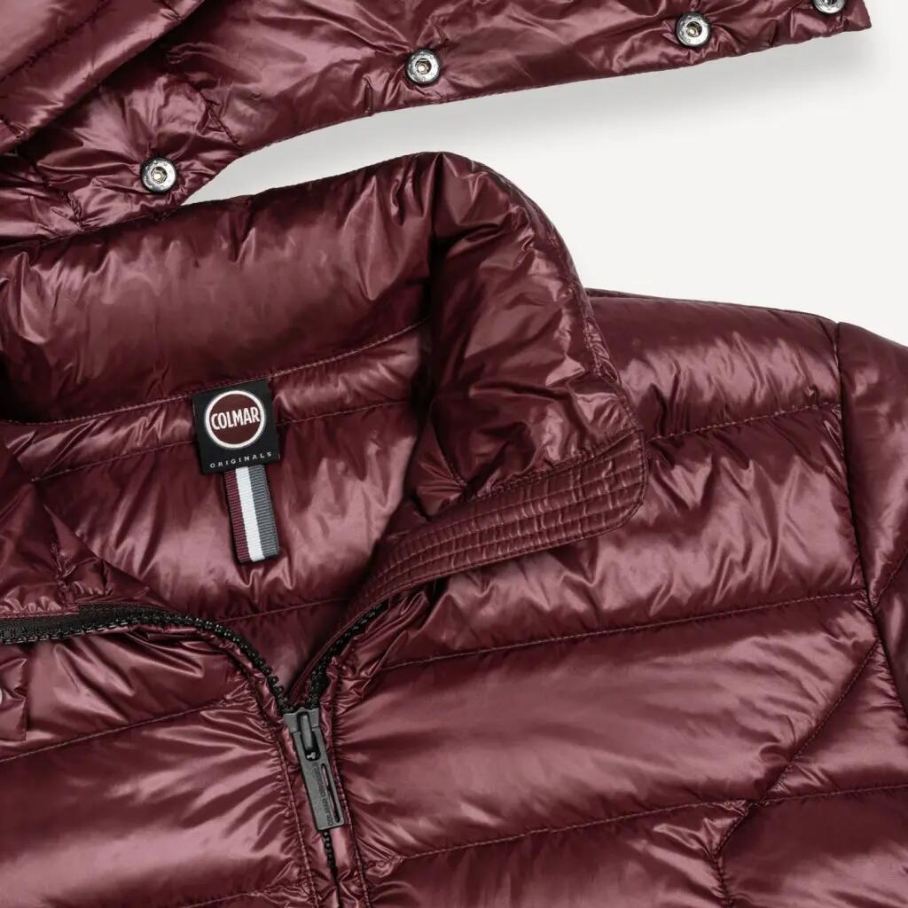 Kurtka COLMAR 12000071R QUILTED DETACHEABLE HOODI Bordeaux 3/5