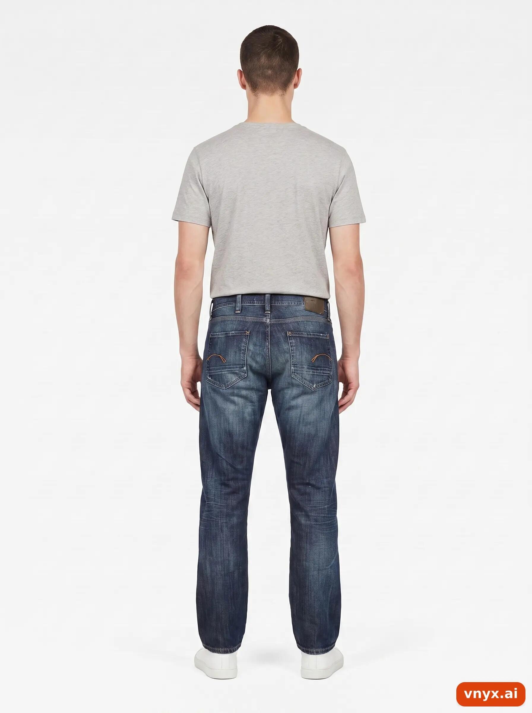 Second Life - Vintage Nike Blue Jeans Men W36 L31 4/6