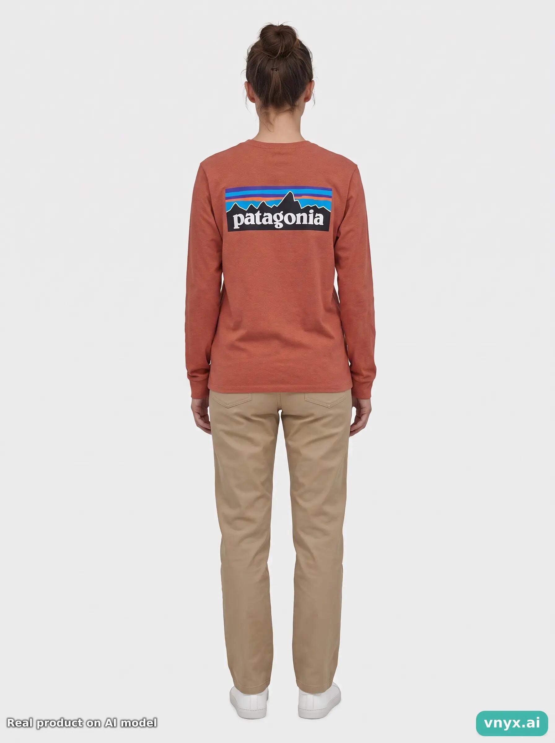 Second Life - Vintage Patagonia Burnt Orange Long-Sleeved Top Women XS 6/6
