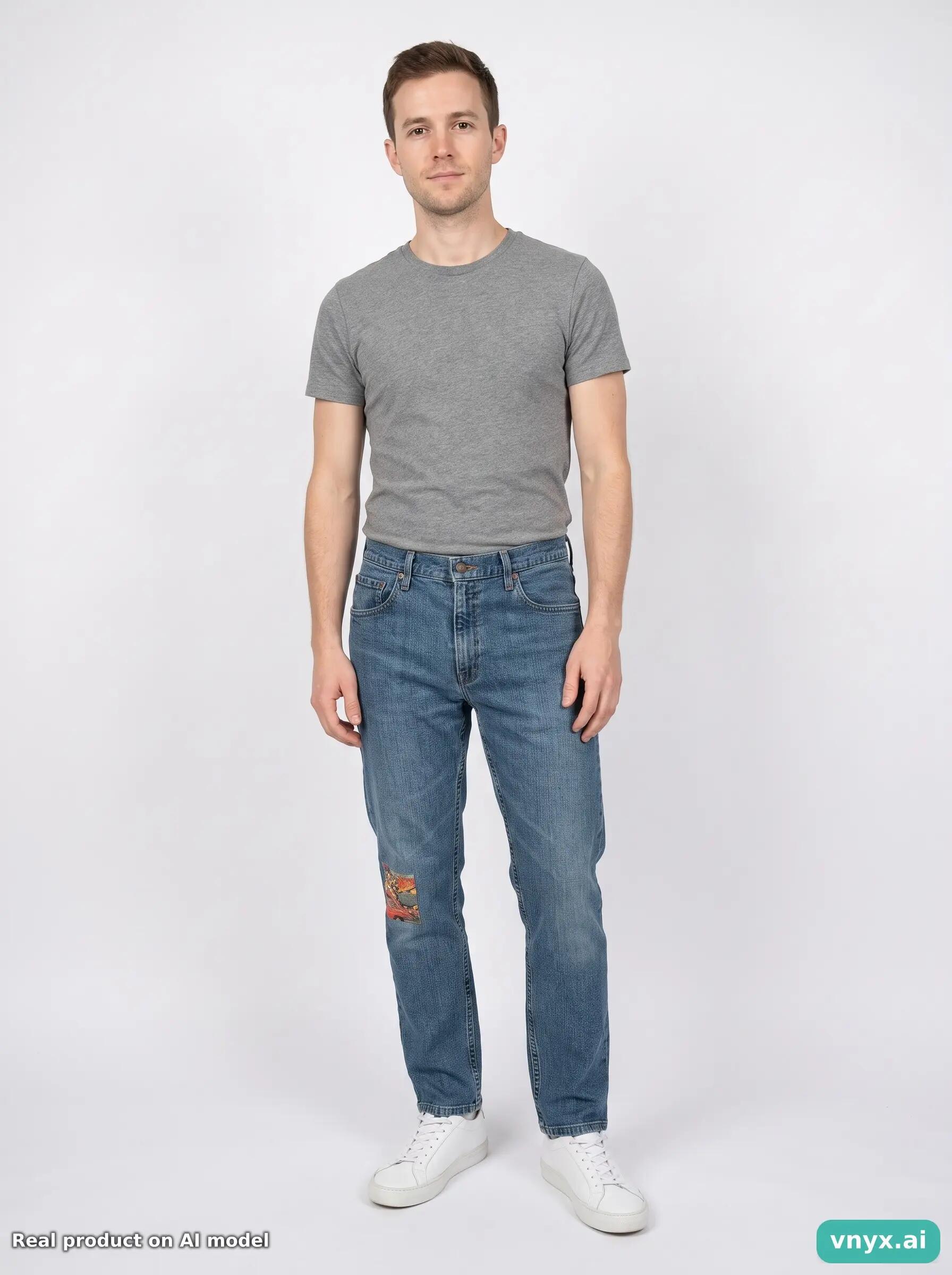Second Life - Vintage Wrangler Blue Jeans Men 34 30 3/6
