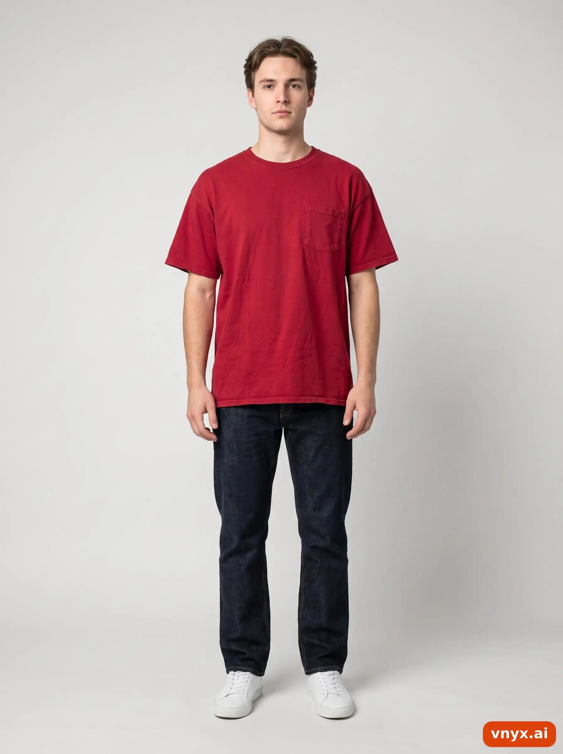 Second Life - Vintage Fruit of the Loom Red T-Shirt Men XXL 3/6