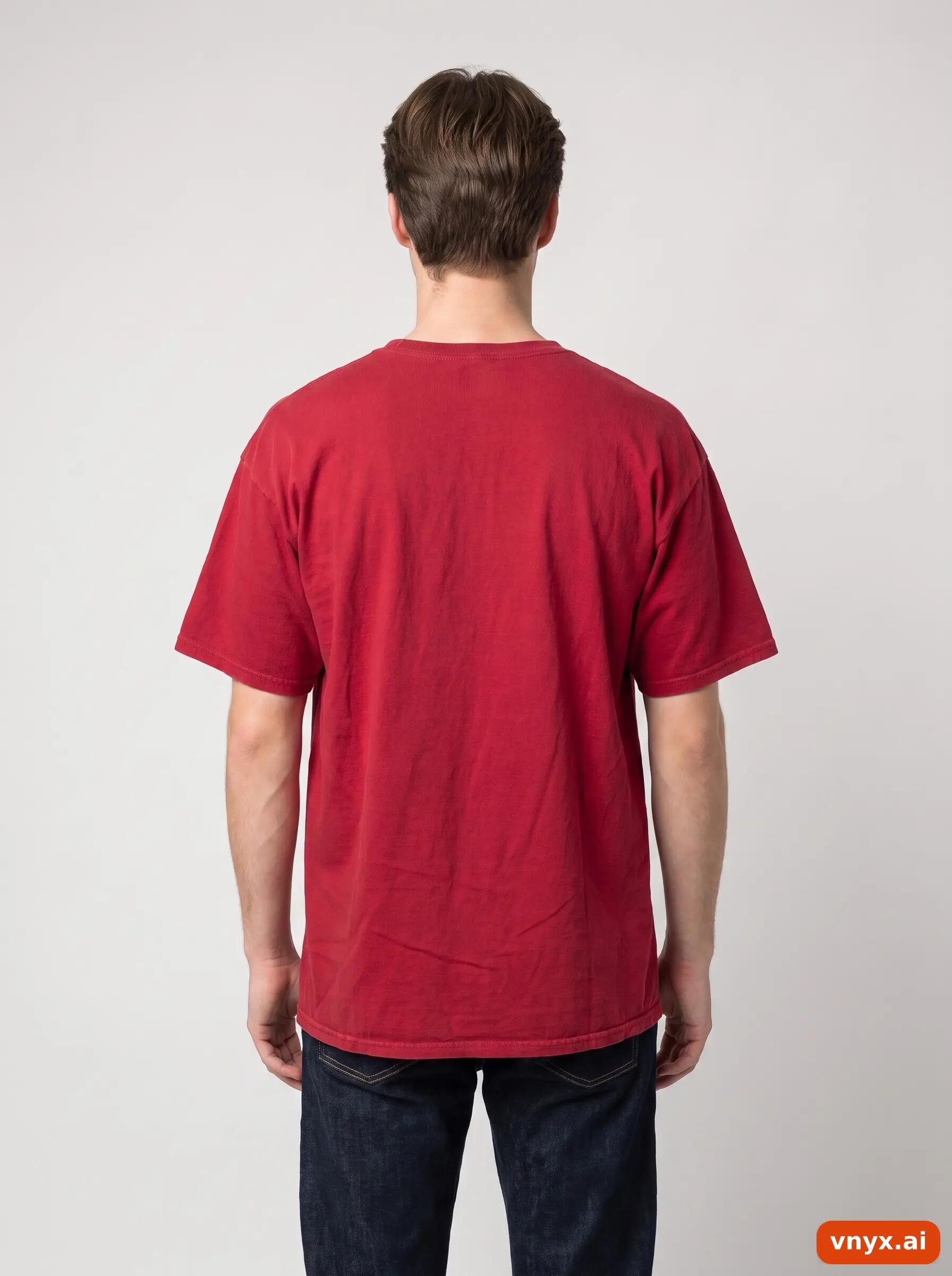 Second Life - Vintage Fruit of the Loom Red T-Shirt Men XXL 2/6