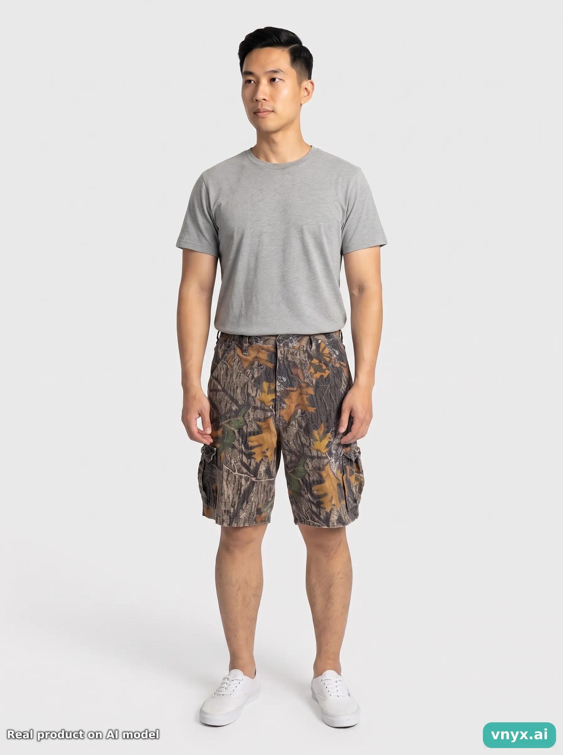 Second Life - Vintage Mossy Oak Brown Shorts Men W36 6/6