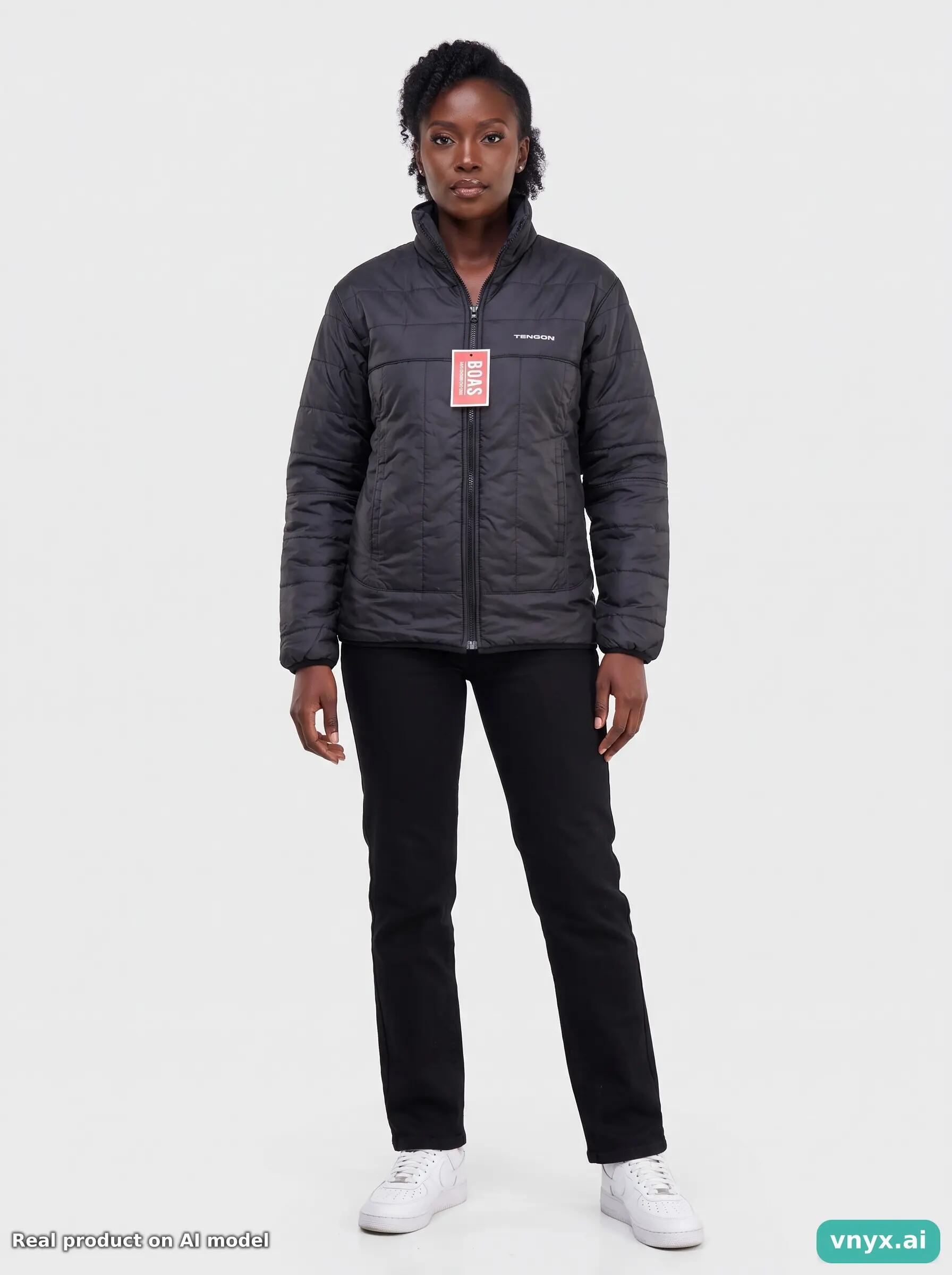 Second Life - Puffer Tenson Jacket in Black size 36 Puffer Jacket 6/6