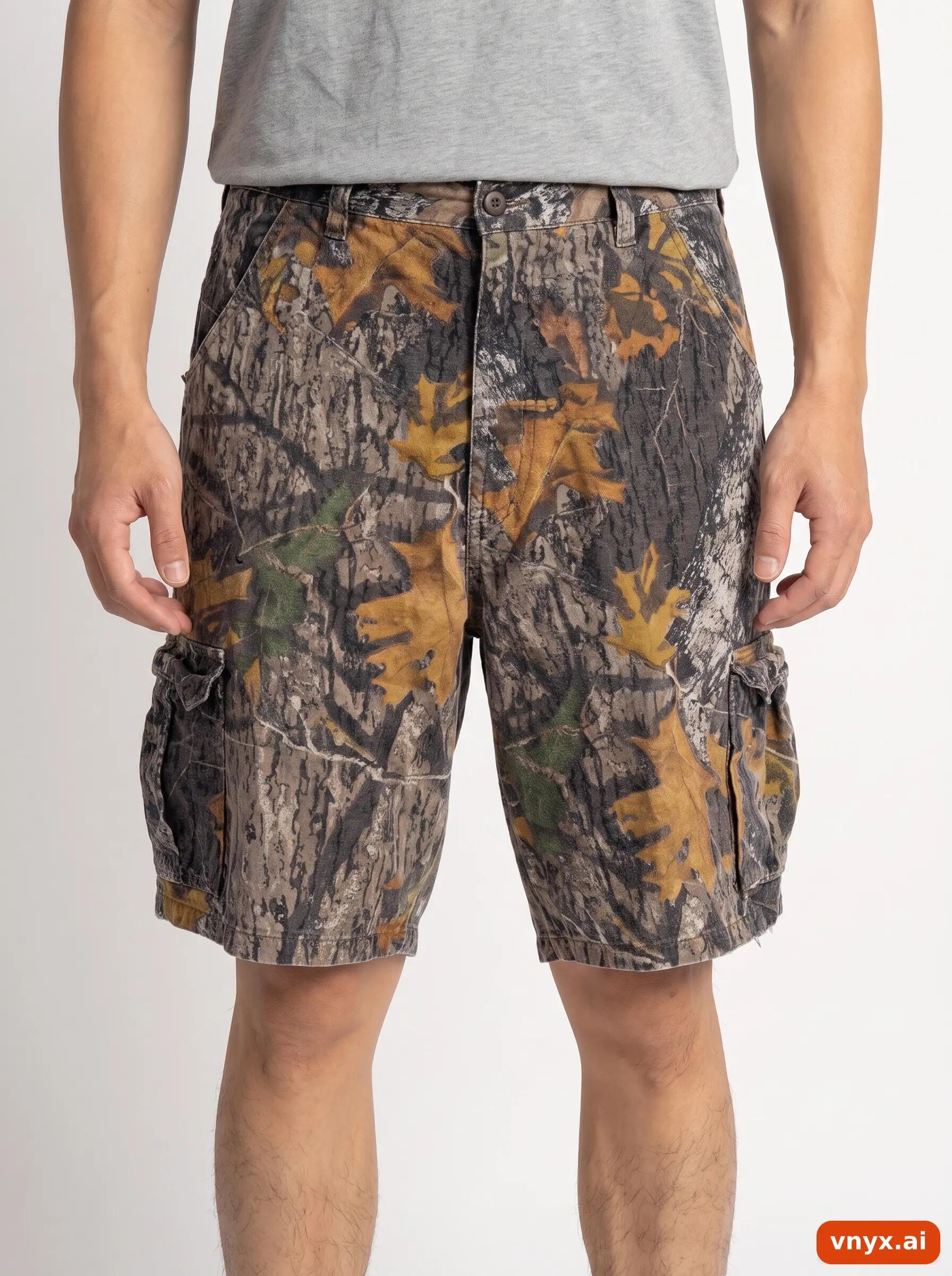 Second Life - Vintage Mossy Oak Brown Shorts Men W36 5/6