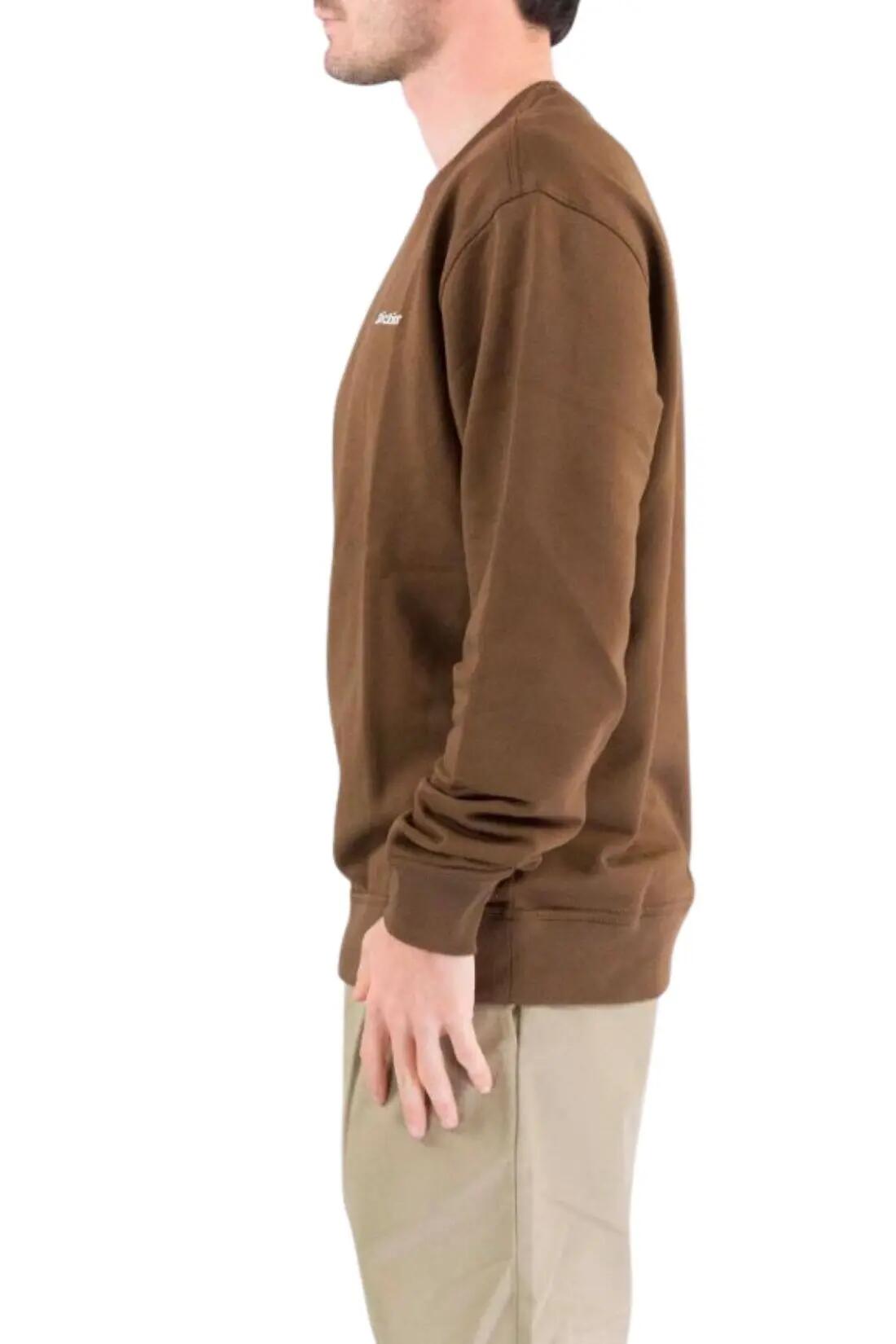 Felpa - Sportswear - Uomo - Girocollo, vestibilità relaxed - Loretto - Marrone 3/3