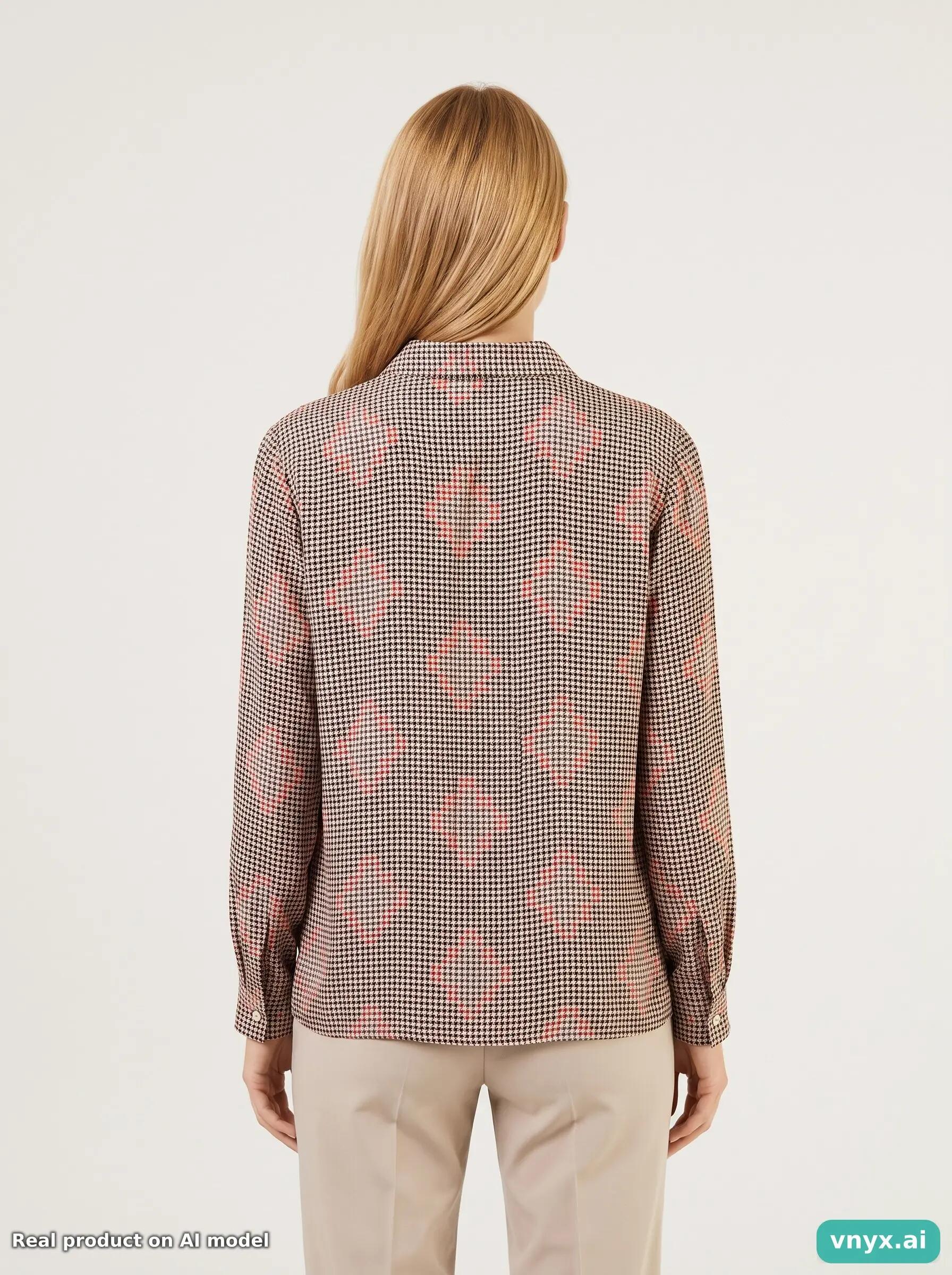 Second Life - Vintage Aquascutum Beige Shirt Blouse Women S 5/6