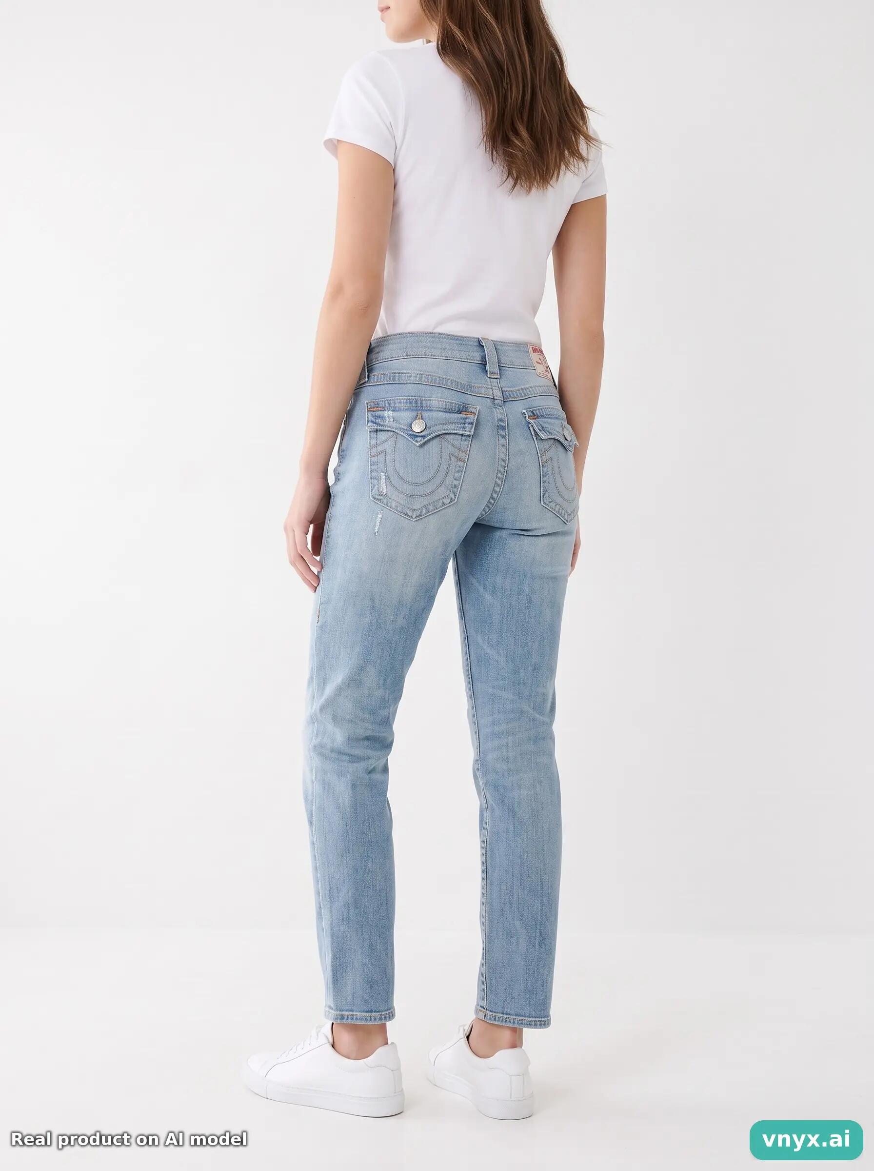 Second Life - Vintage True Religion Light Blue Jeans Women 27 2/6