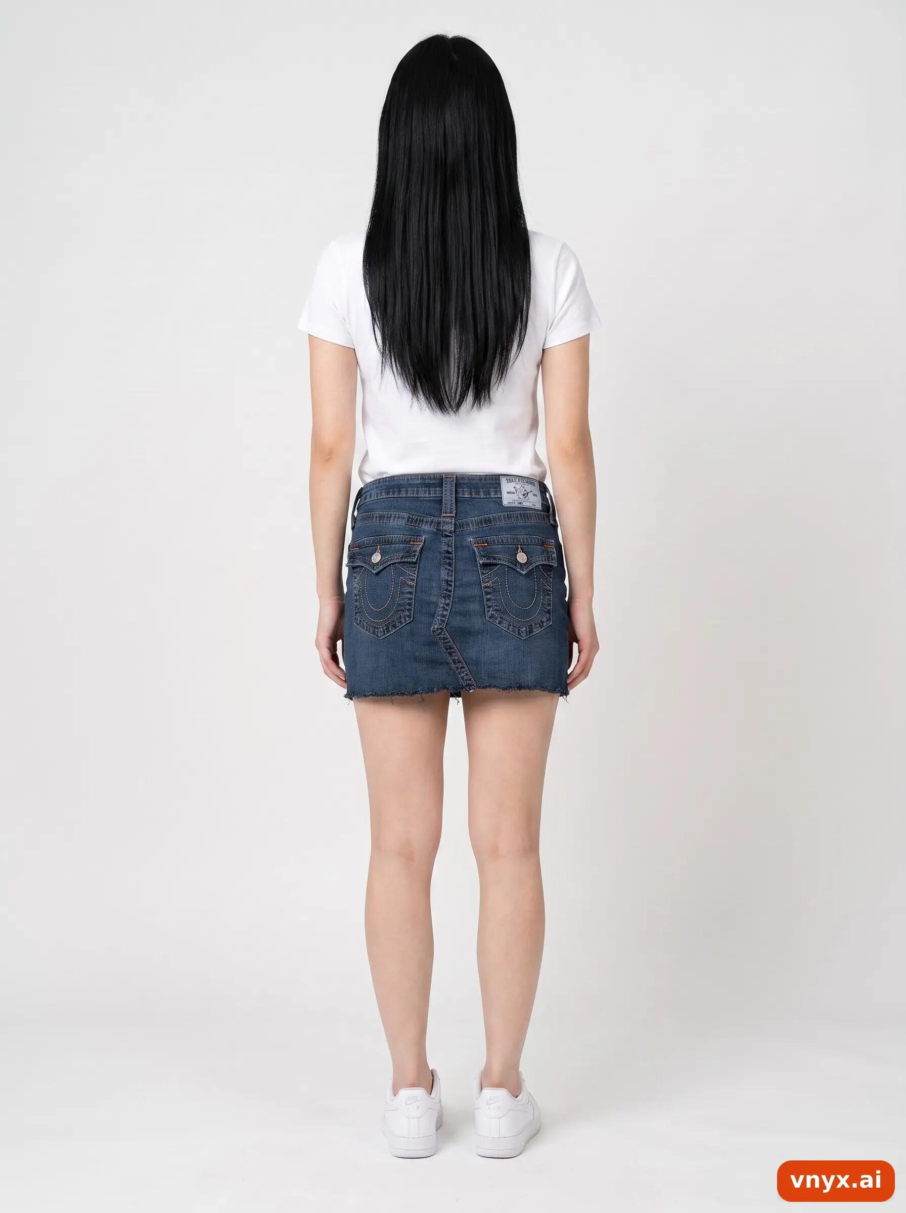 Second Life - Vintage True Religion Blue Mini Skirt Women W30 4/6