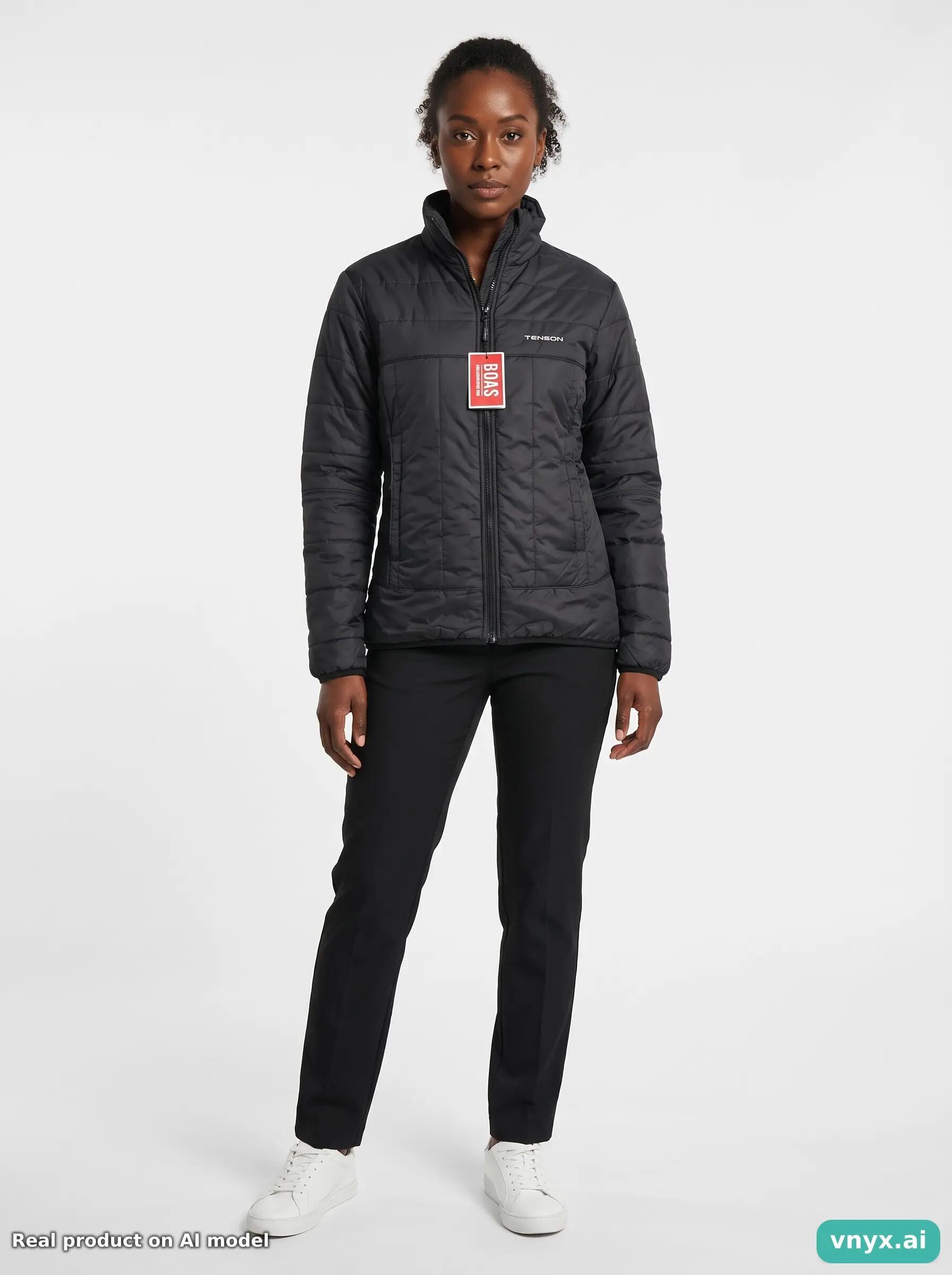 Second Life - Puffer Tenson Jacket in Black size 36 Puffer Jacket 3/6