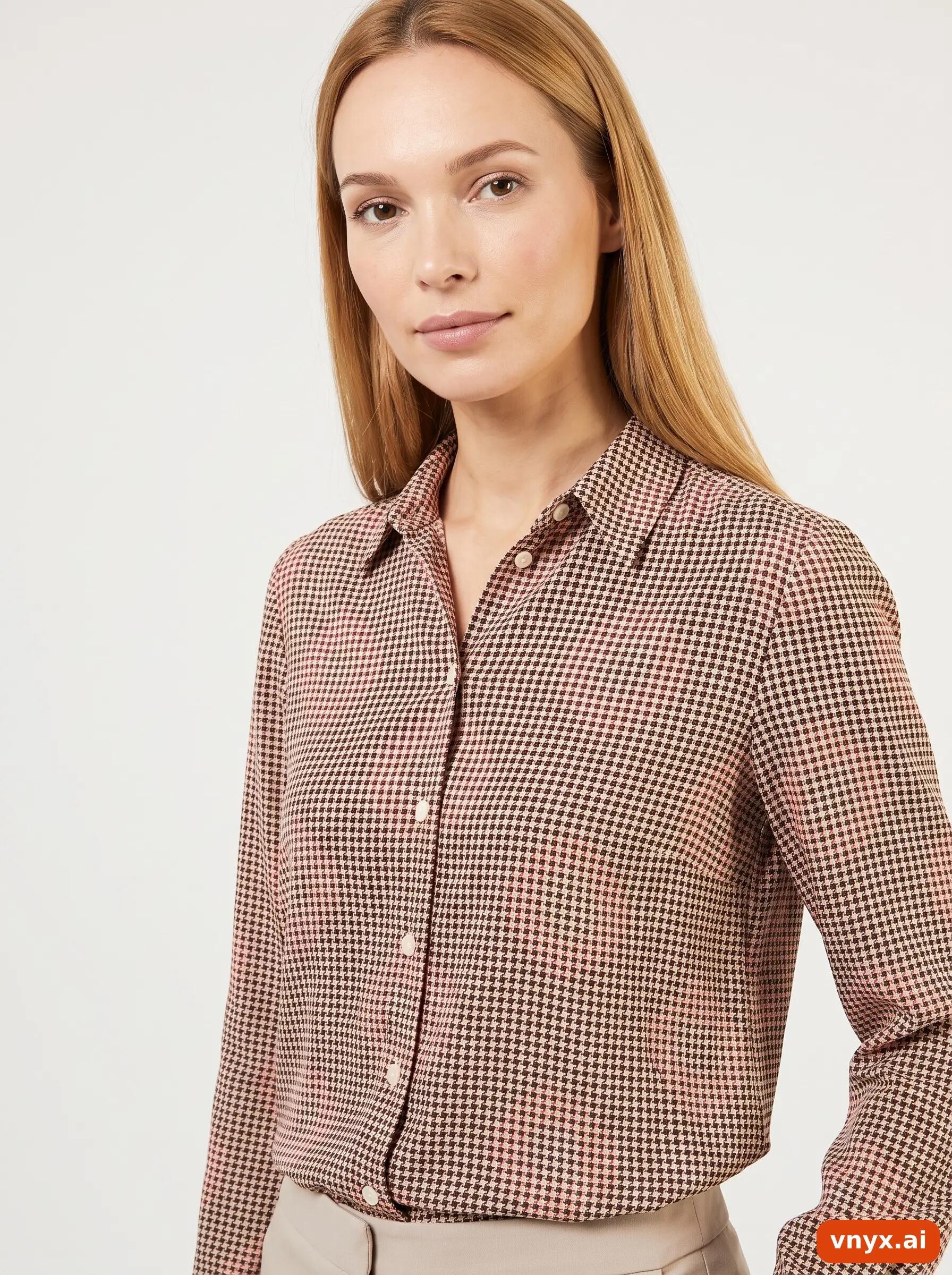 Second Life - Vintage Aquascutum Beige Shirt Blouse Women S 4/6