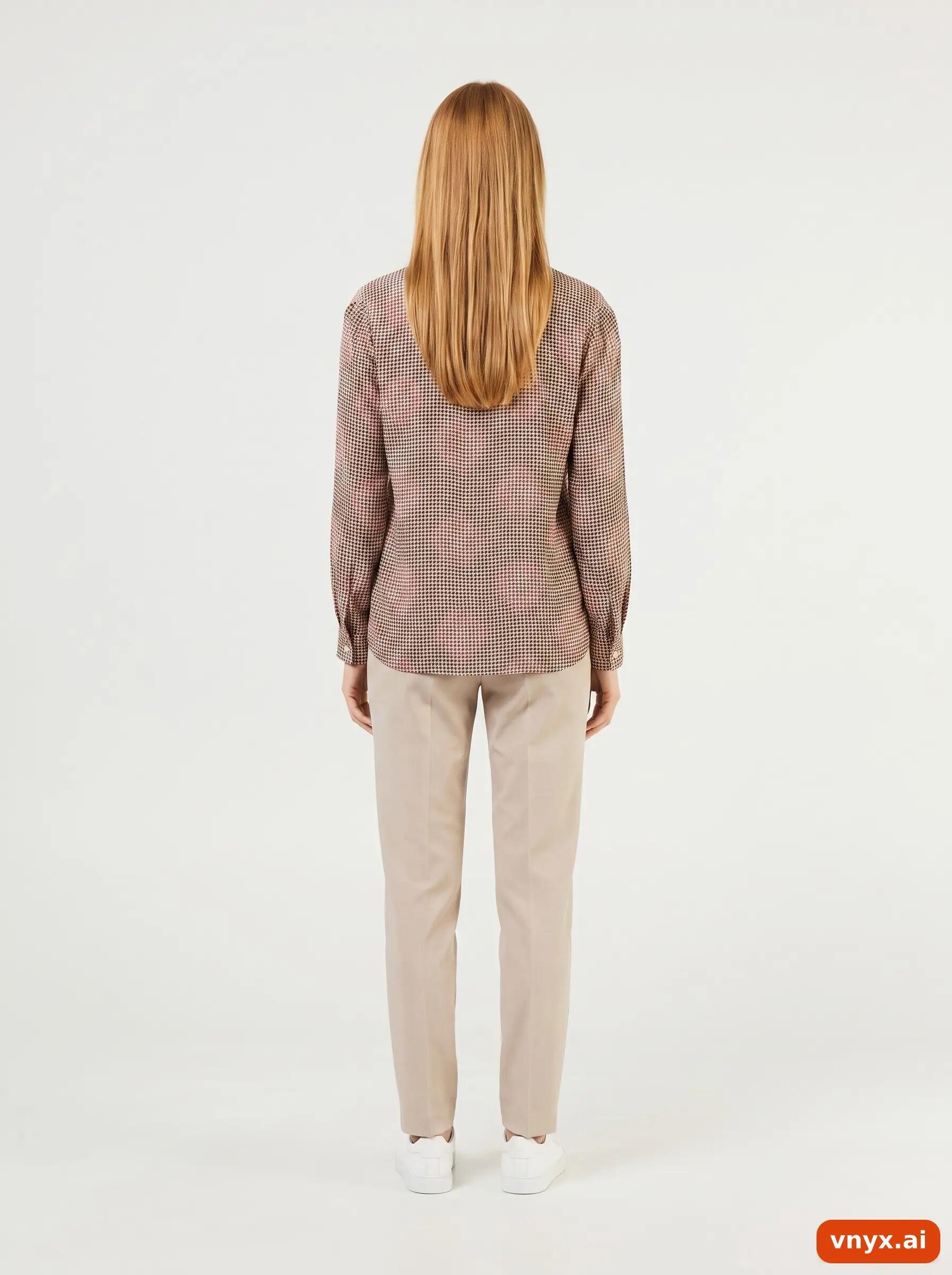 Second Life - Vintage Aquascutum Beige Shirt Blouse Women S 3/6