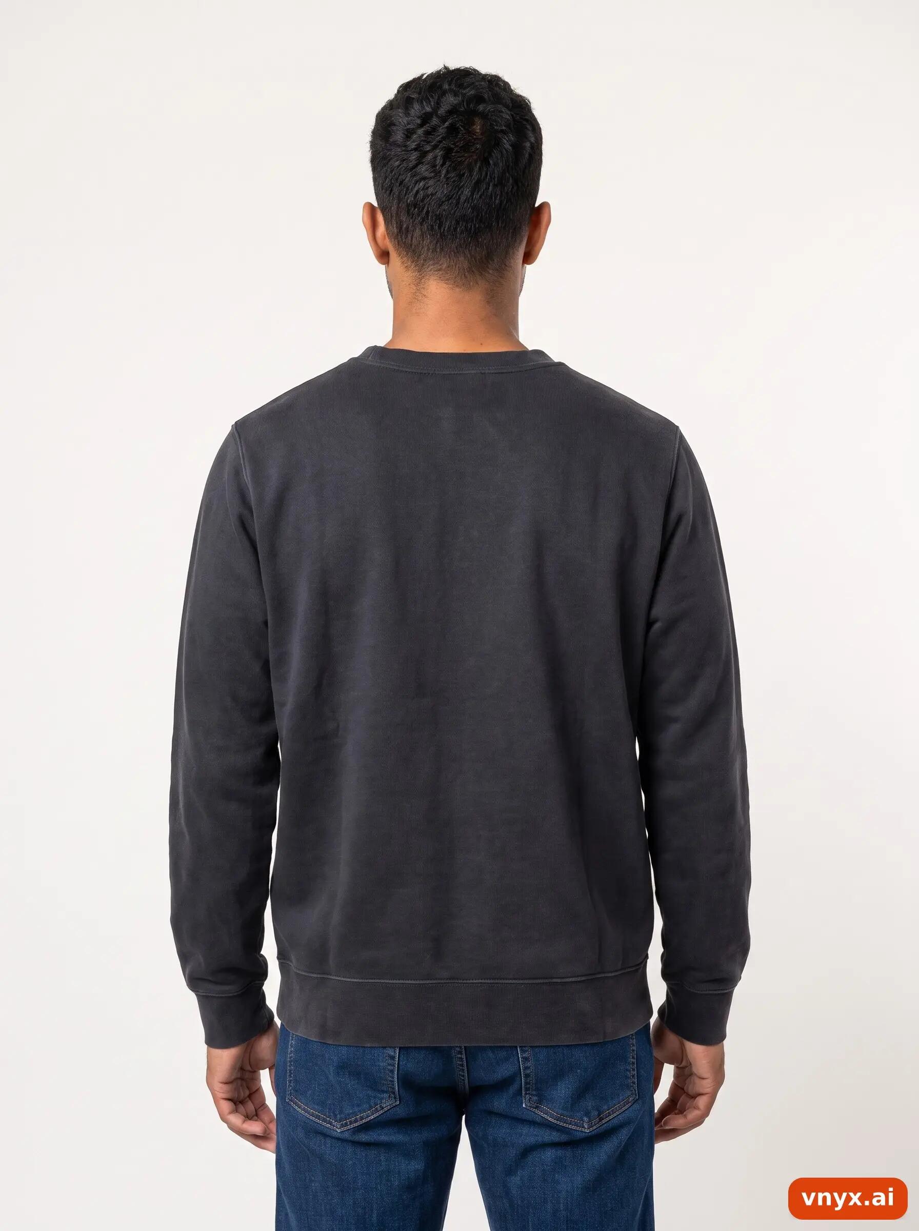 Second Life - Vintage Nike Black Sweatshirt Men M 2/6