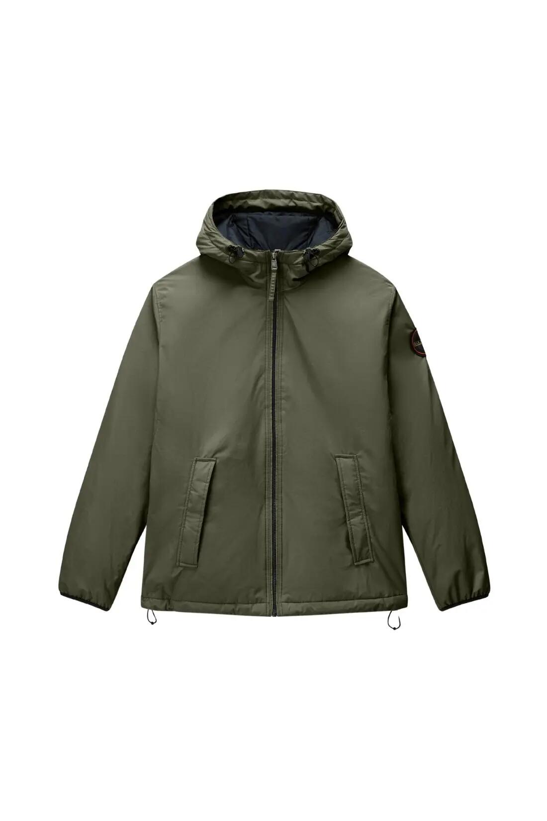 Herren - sportswear - jacke - Alther - armeegrün 3/3