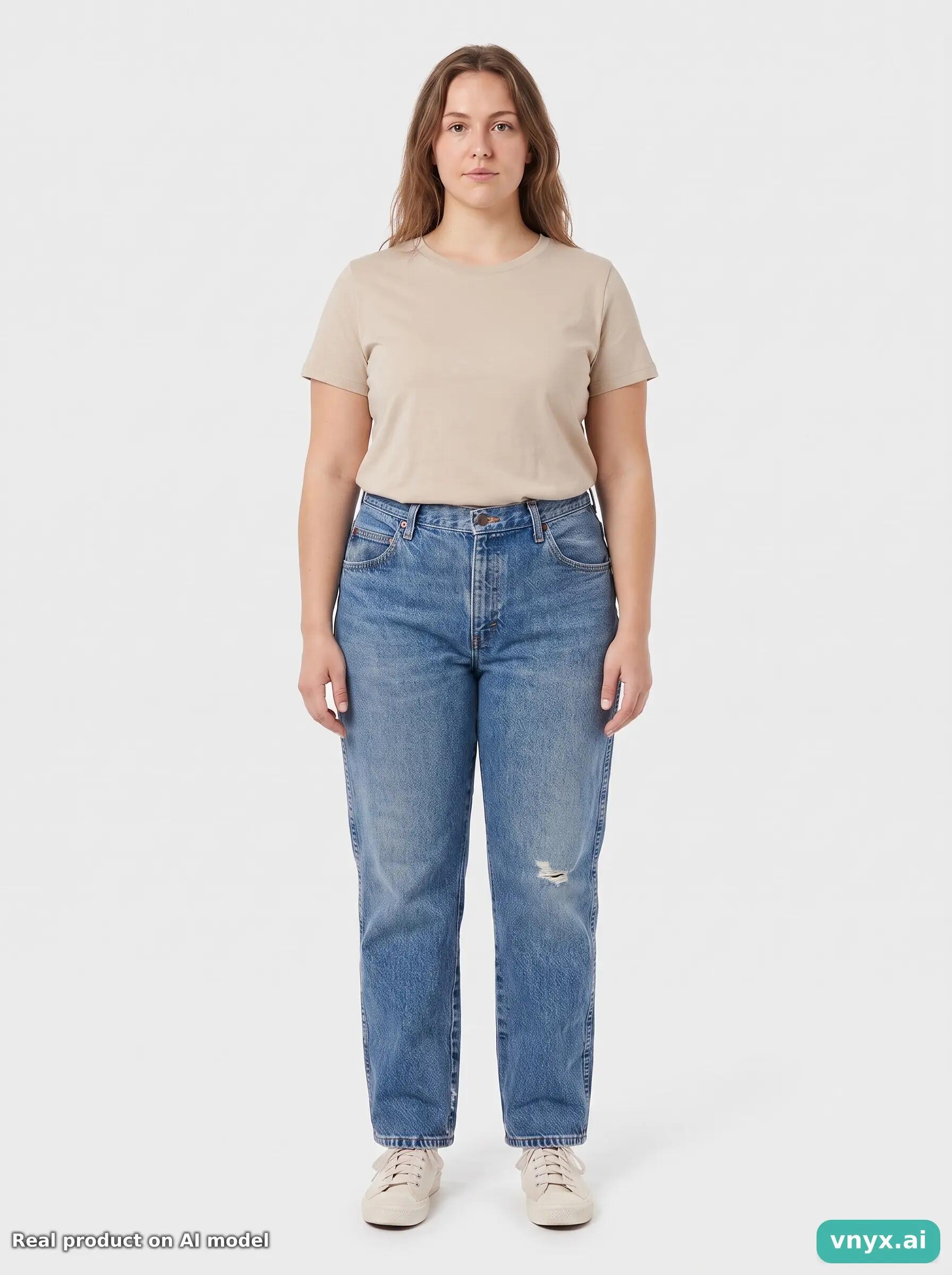Second Life - Vintage Wrangler Blue Jeans Women W36 L30 6/6
