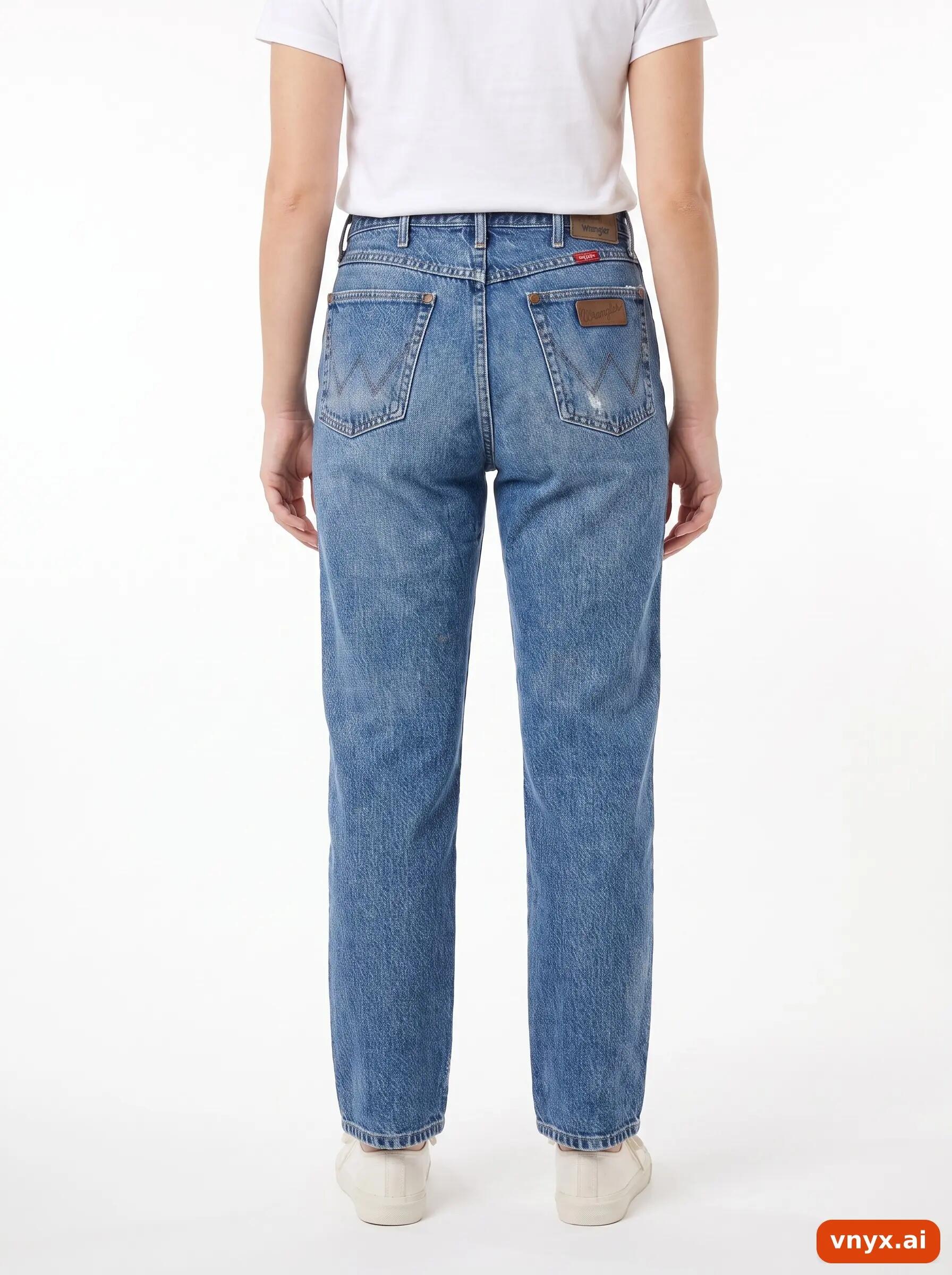 Second Life - Vintage Wrangler Blue Jeans Women W36 L30 5/6