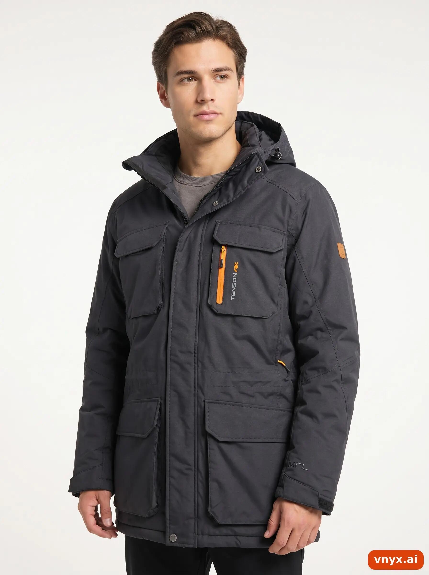 Second Life - Vintage Tenson Black Outdoor Jacket Men M 5/6