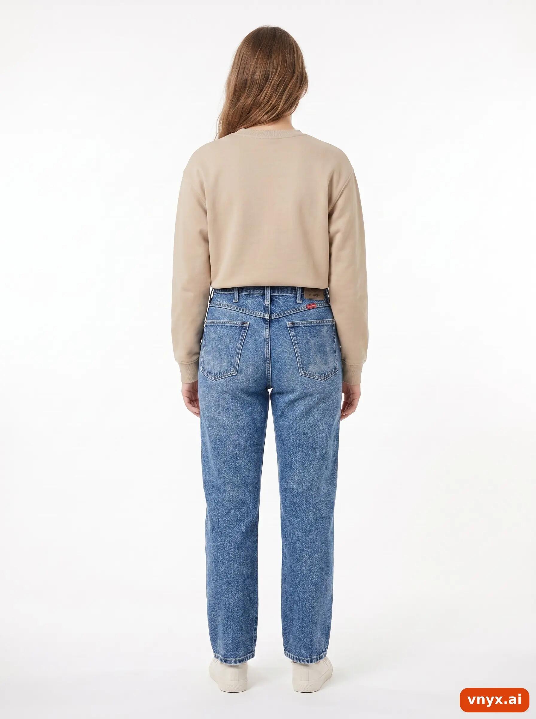 Second Life - Vintage Wrangler Blue Jeans Women W36 L30 4/6