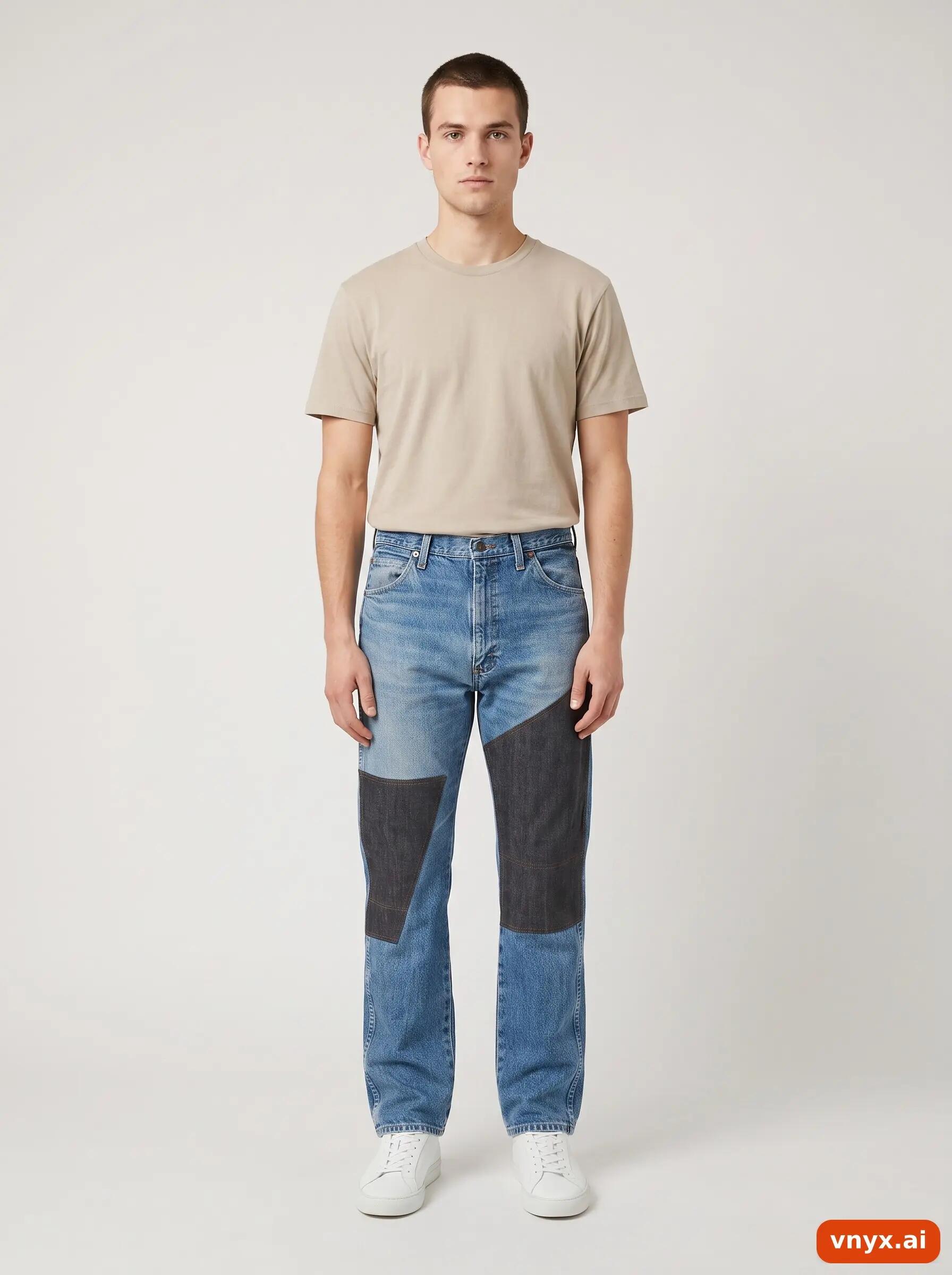 Second Life - Vintage Wrangler Blue Jeans Men W34 L36 3/6