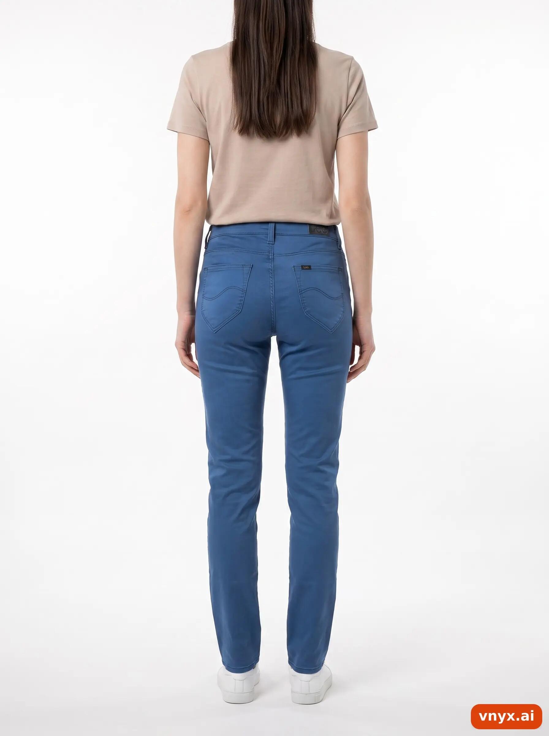Second Life - Vintage Lee Dark Blue Jeans Women W28 L33 2/6