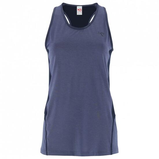 Damen - Sport - T-Shirt - ärmellos, Rundhals, Regular Fit - SVAL TOP MOON - blau
