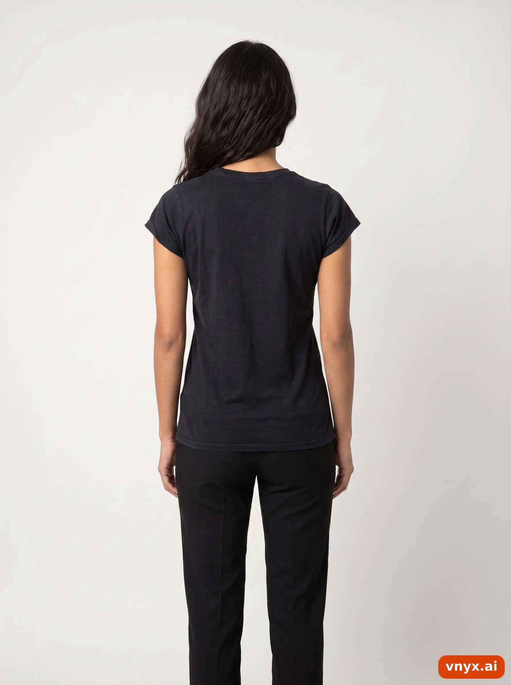 Second Life - Vintage Gildan Black T-Shirts Women S 2/6