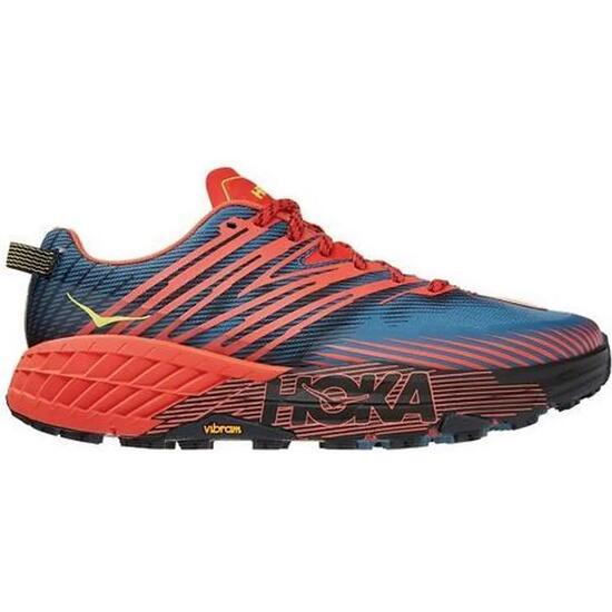 Herren - Trailrunningschuhe - gedämpft, guter Halt - Speedgoat 4 - rot/blau