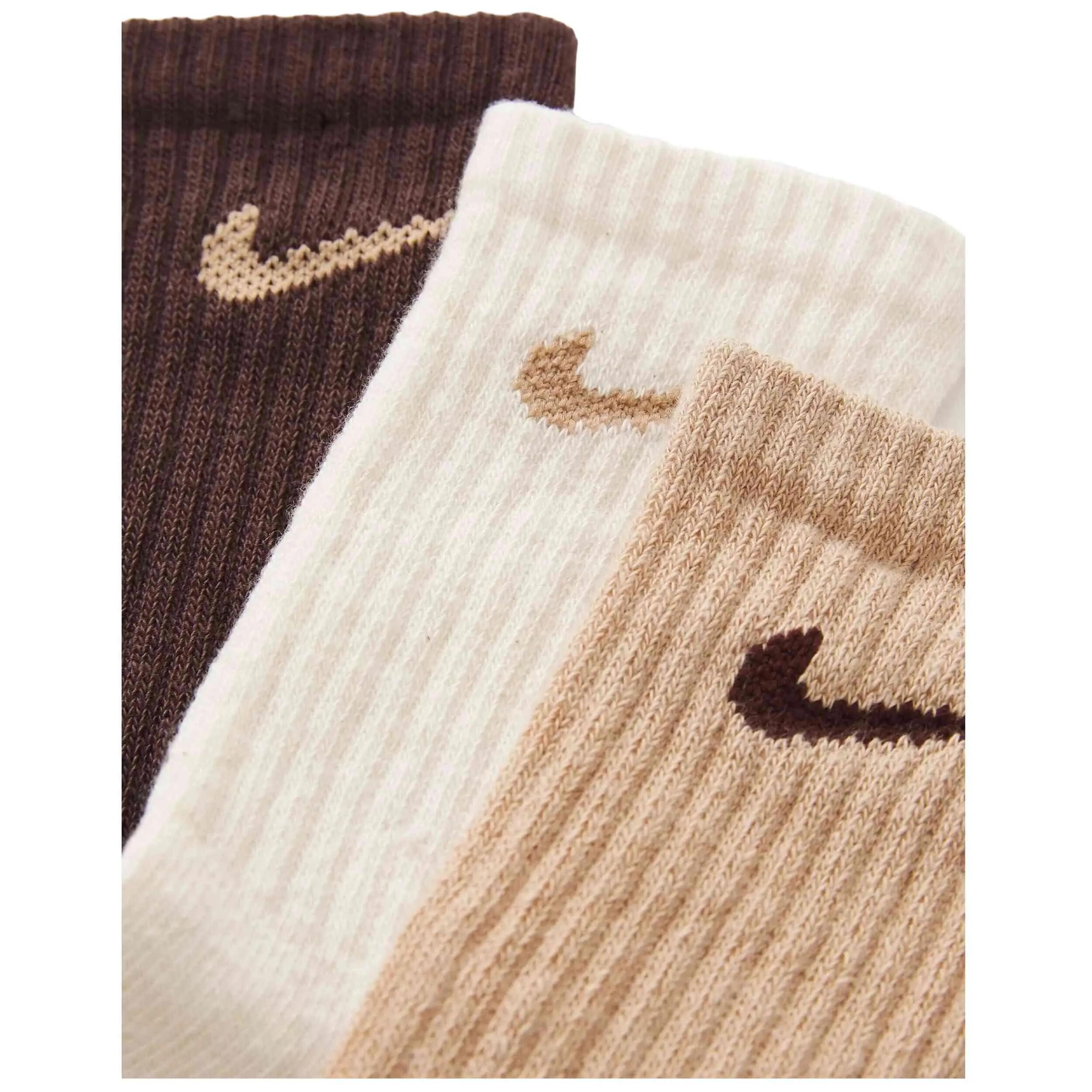 Socks Nike model Dri-FIT Performance Basics "Brown Basalt" for unisex children 2/2