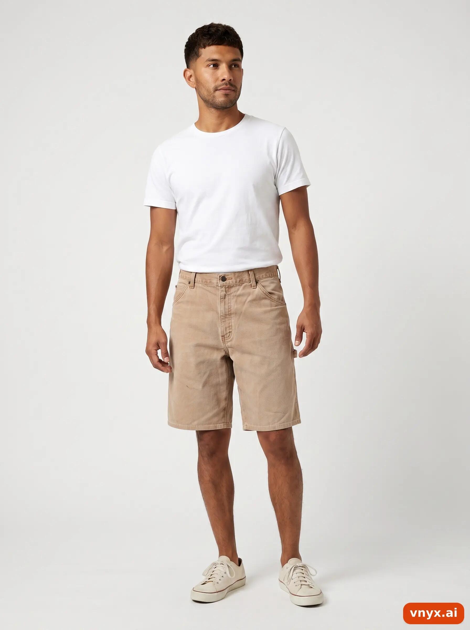 Second Life - Vintage Dickies Beige Shorts Men W34 3/6