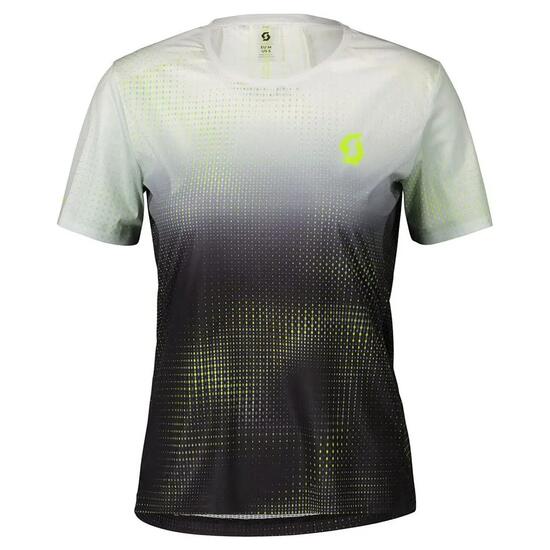 T-shirt - Hardlopen - Dames - RC RUN SS - Korte mouwen, ademend - Wit en zwart
