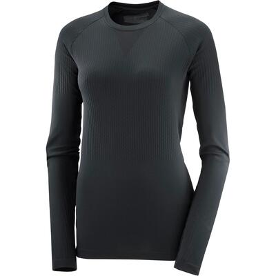 T-shirt - hardlopen - dames - sense aero seamless - naadloos, licht - zwart