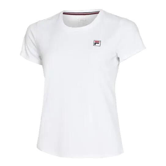 T-shirt Fila Léonie femme polyester recyclé BODYDRY® blanc