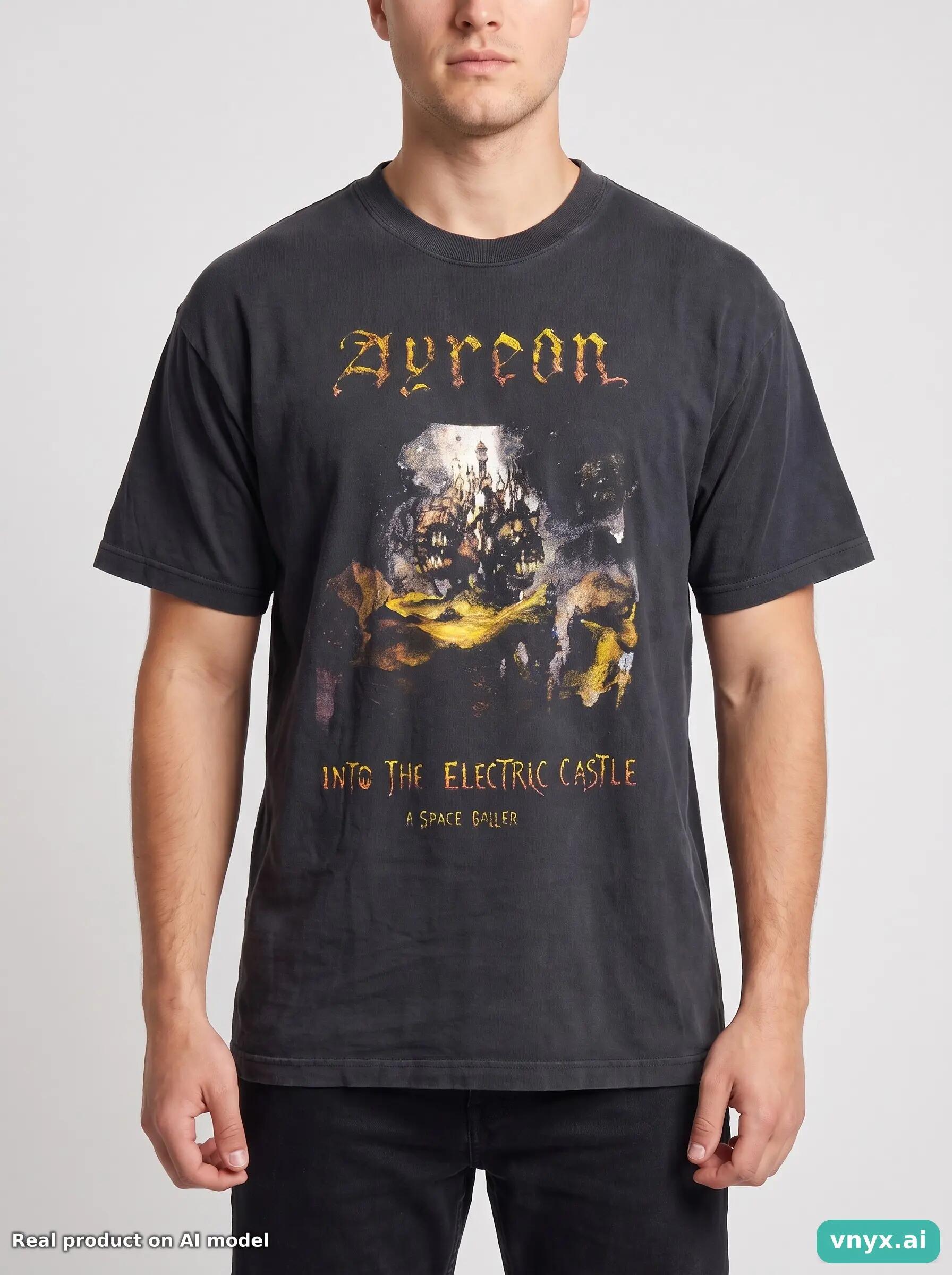 Second Life - Vintage Fruit of the Loom Black T-Shirt Men L 6/6