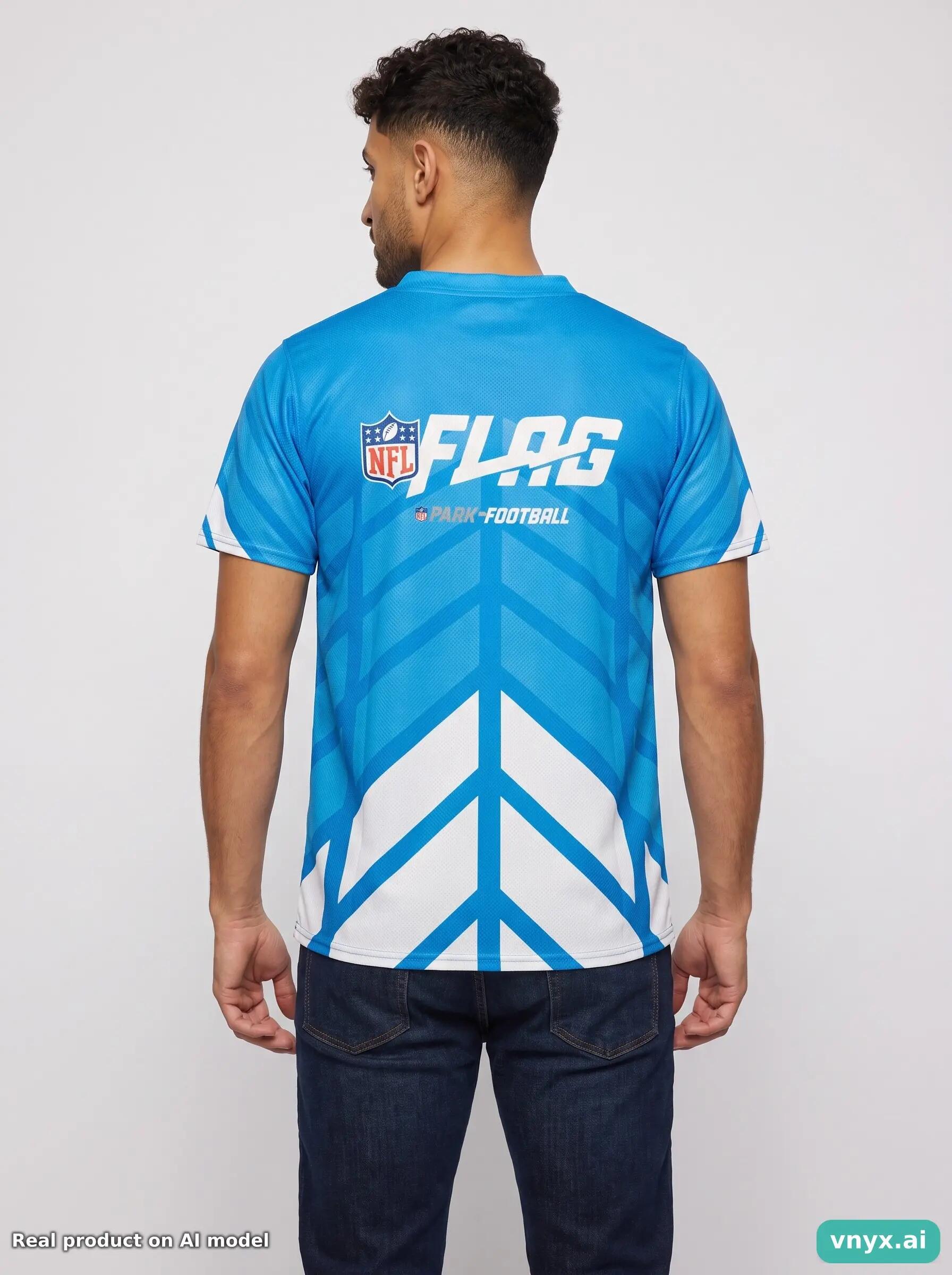 Second Life - Athletic NFL T-Shirt in Blue size S Sports T-shirt 2/6
