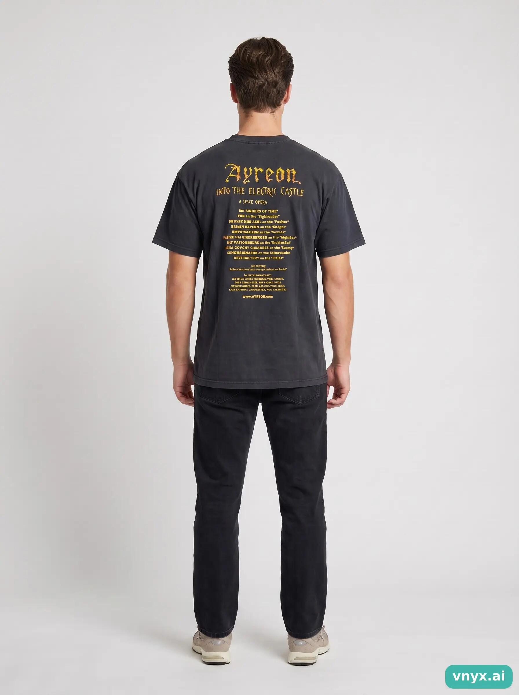 Second Life - Vintage Fruit of the Loom Black T-Shirt Men L 2/6