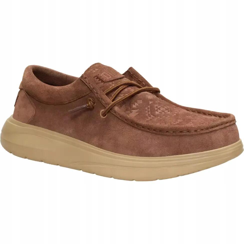 HeyDude Męskie Mokasyny Wally COMF Teton Suede 4/6