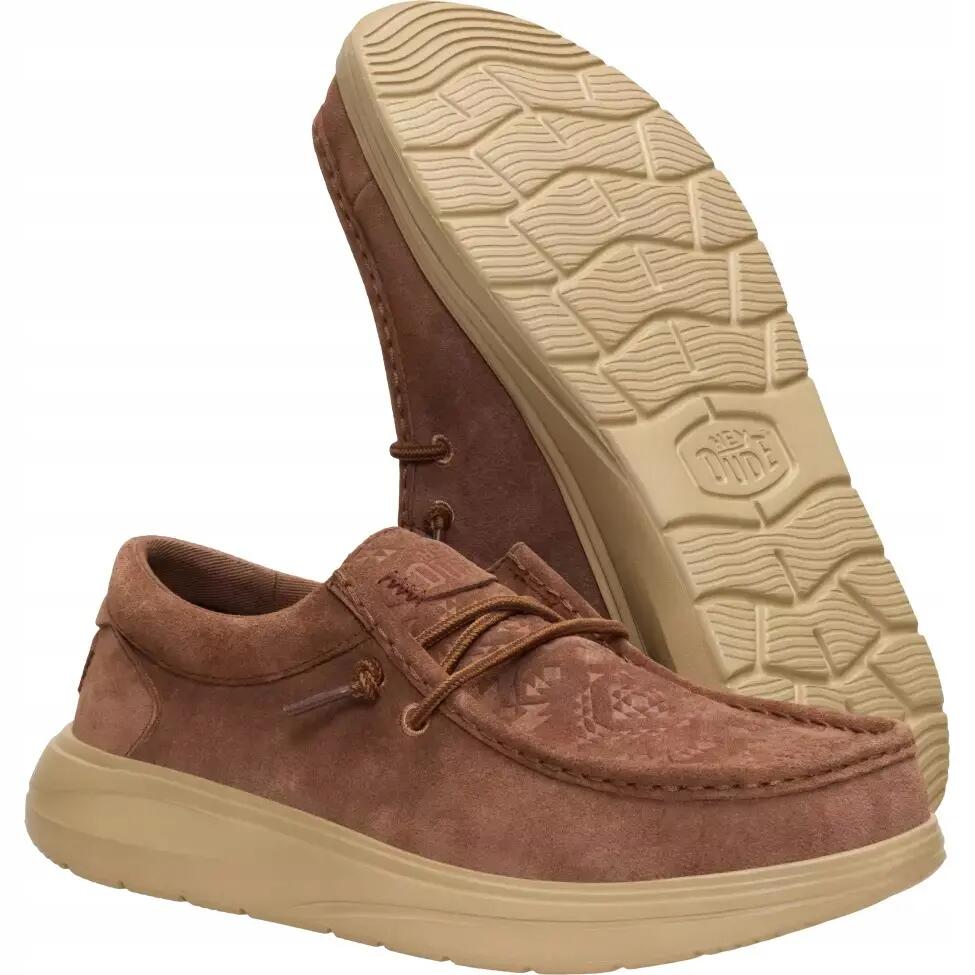 HeyDude Męskie Mokasyny Wally COMF Teton Suede 3/6
