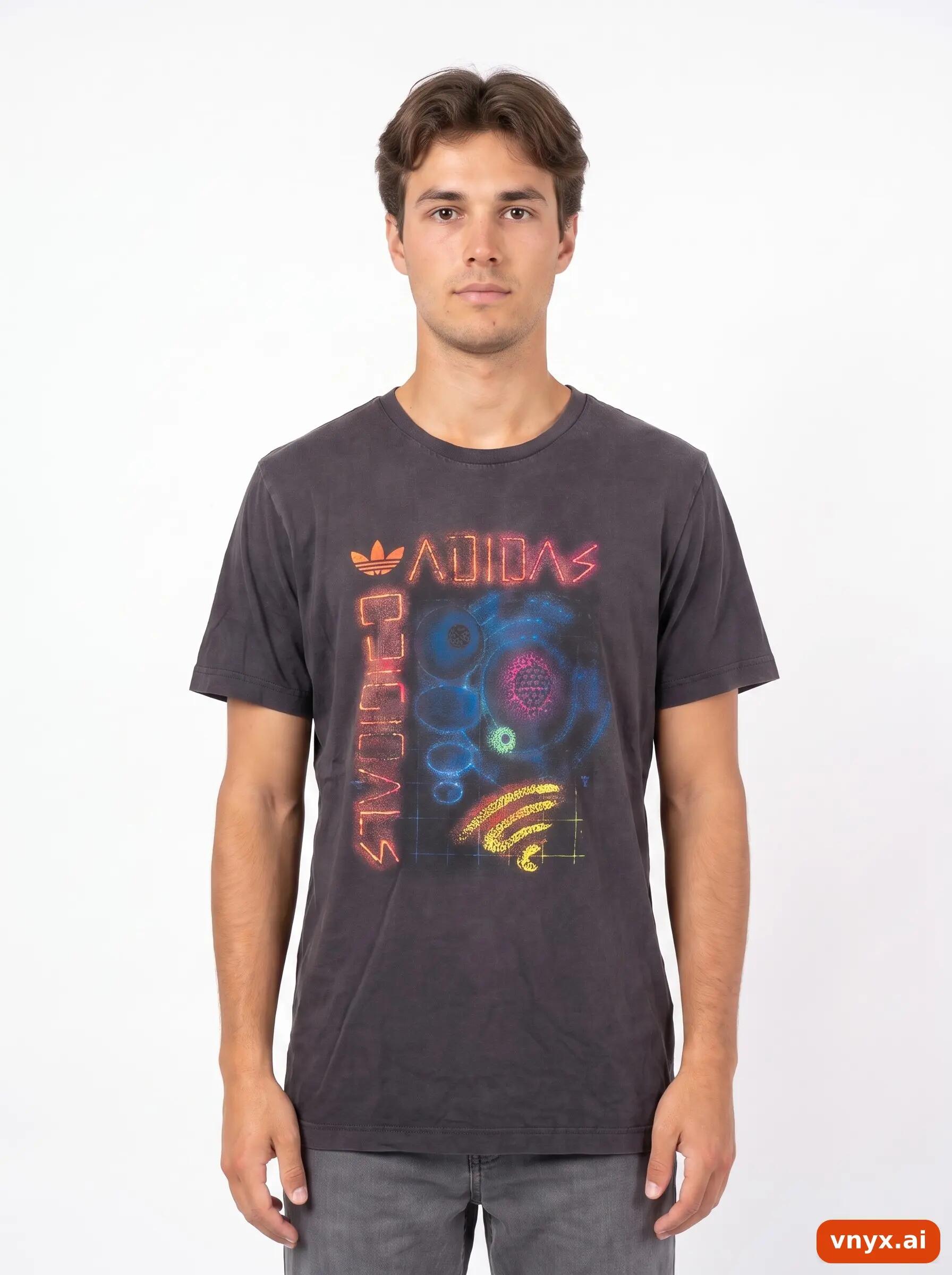 Second Life - Vintage Adidas Grey T-Shirt Men M 4/6