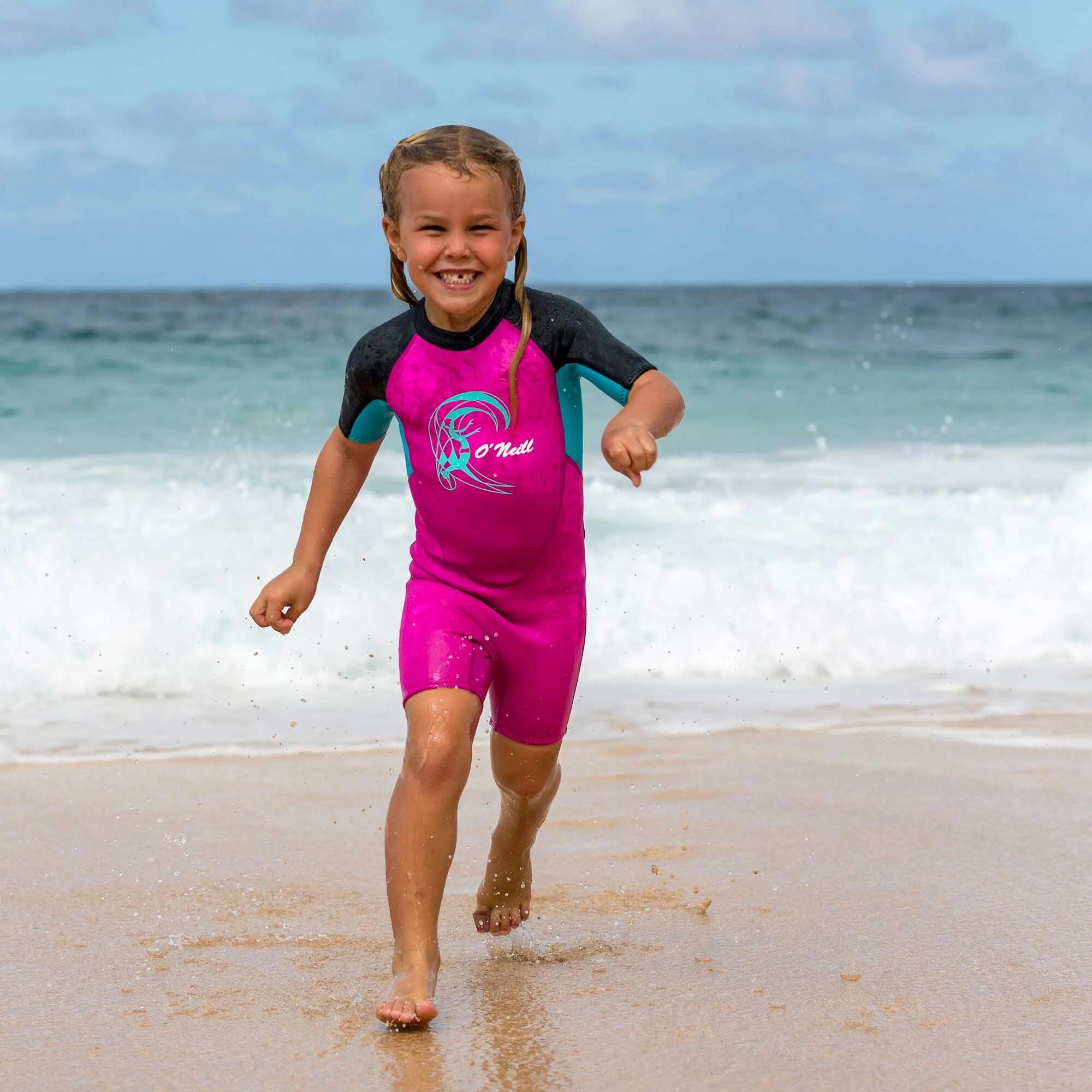 Toddler Reactor Spring Shorty fato neoprene criança proteção UV 8/9