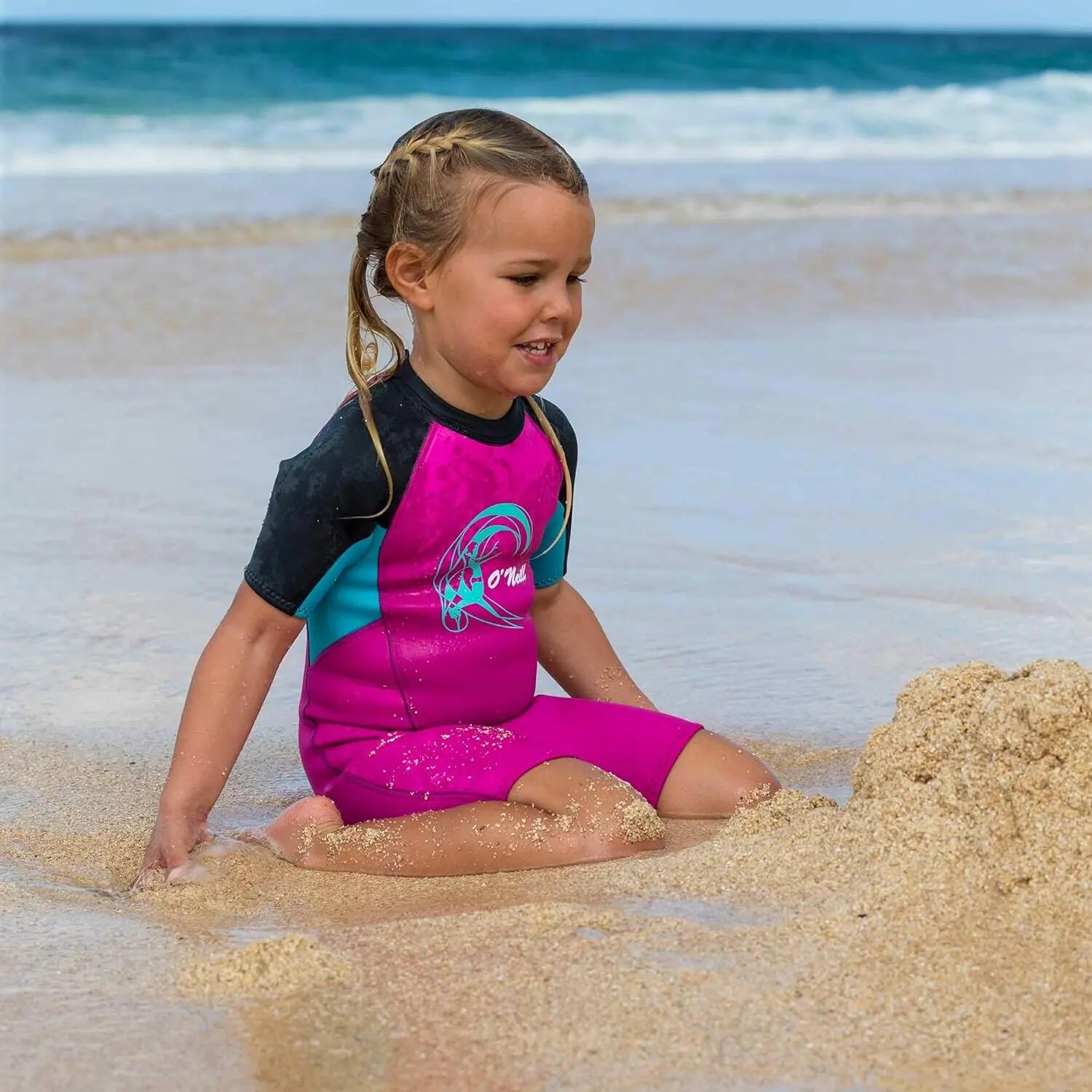 Toddler Reactor Spring Shorty fato neoprene criança proteção UV 6/9
