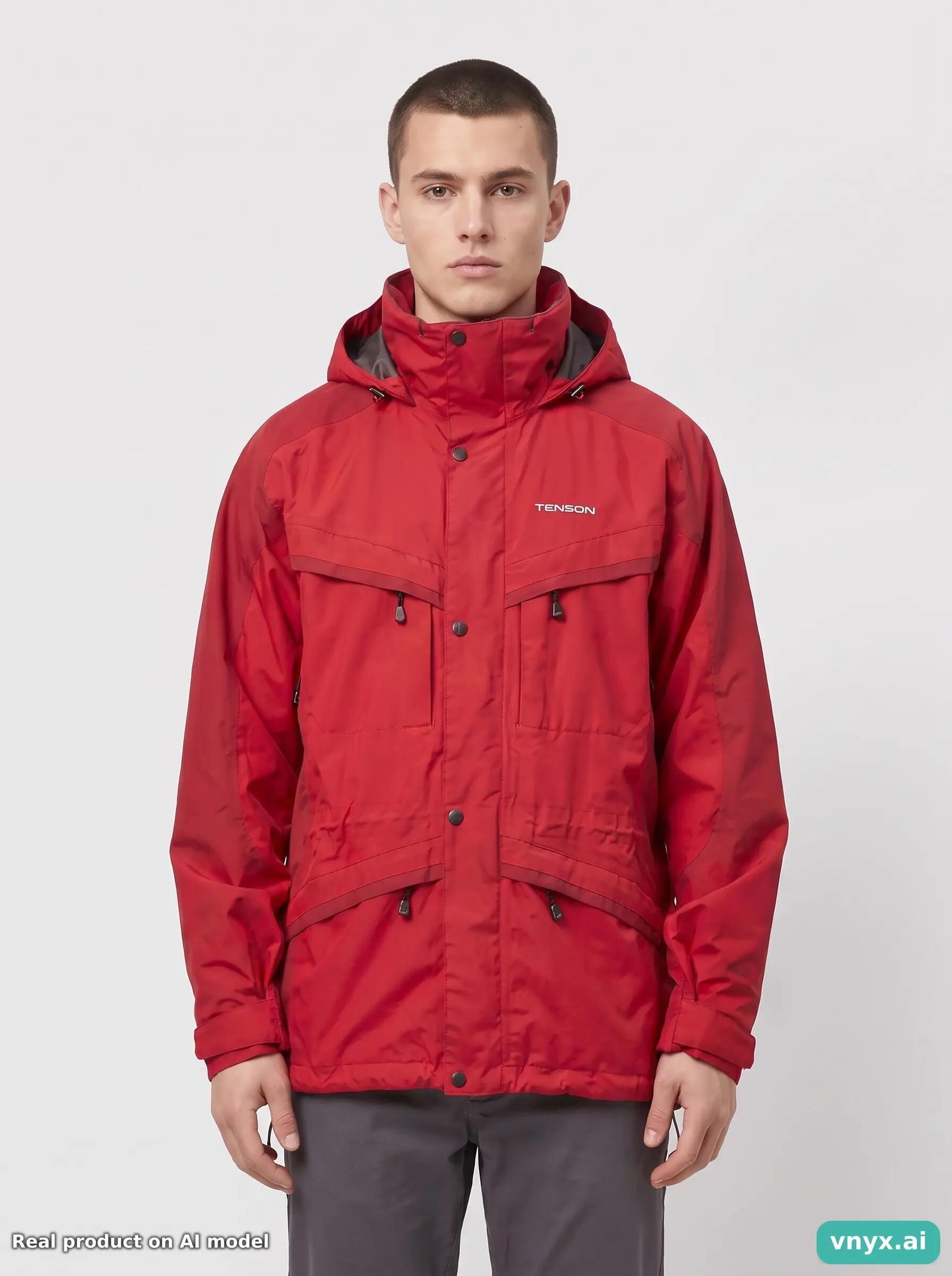 Second Life - Vintage Tenson Bold Red Outdoor Jacket Men XL 5/6
