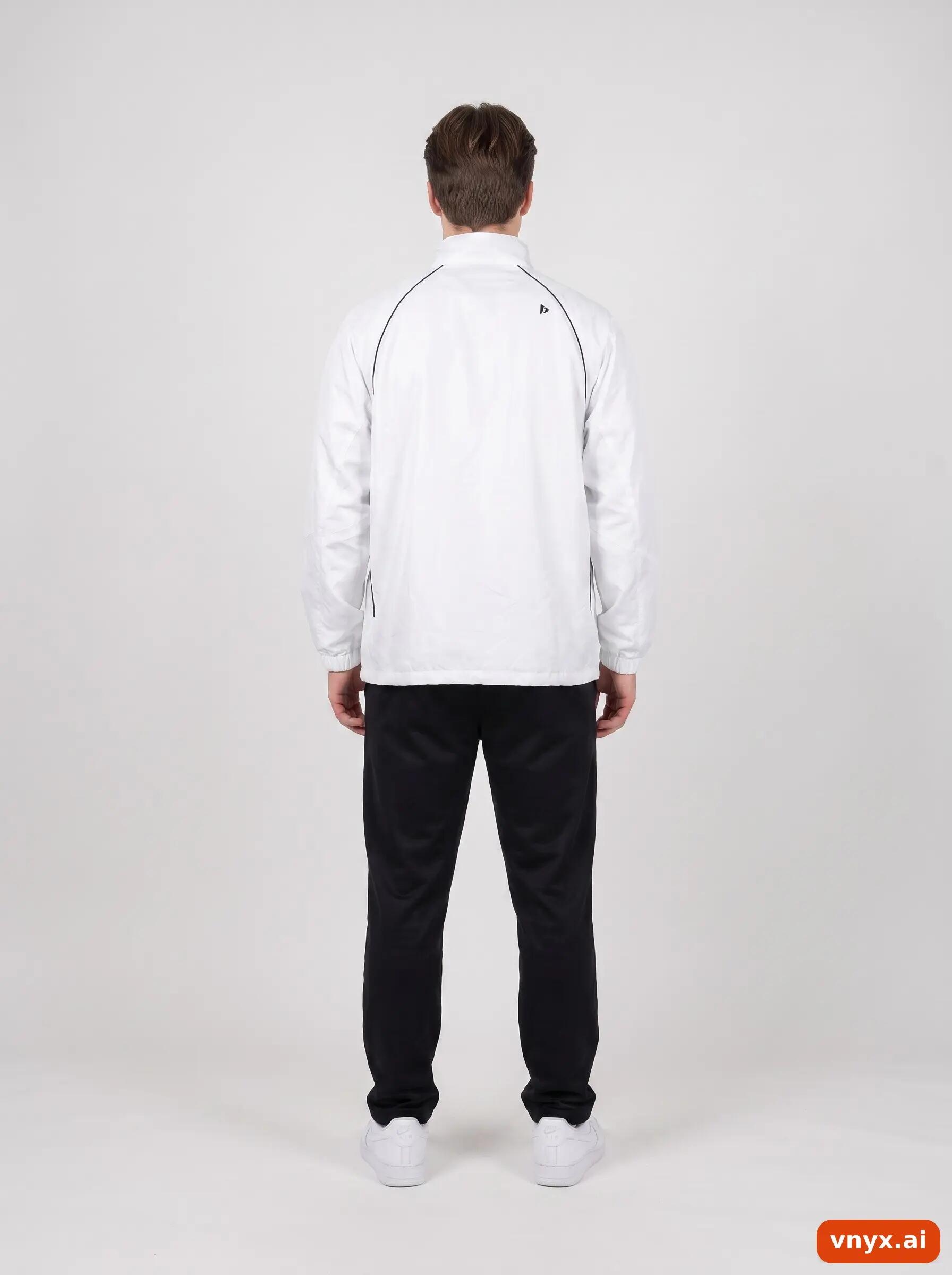 Second Life - Vintage Donnay White Windbreaker Men XL 3/6