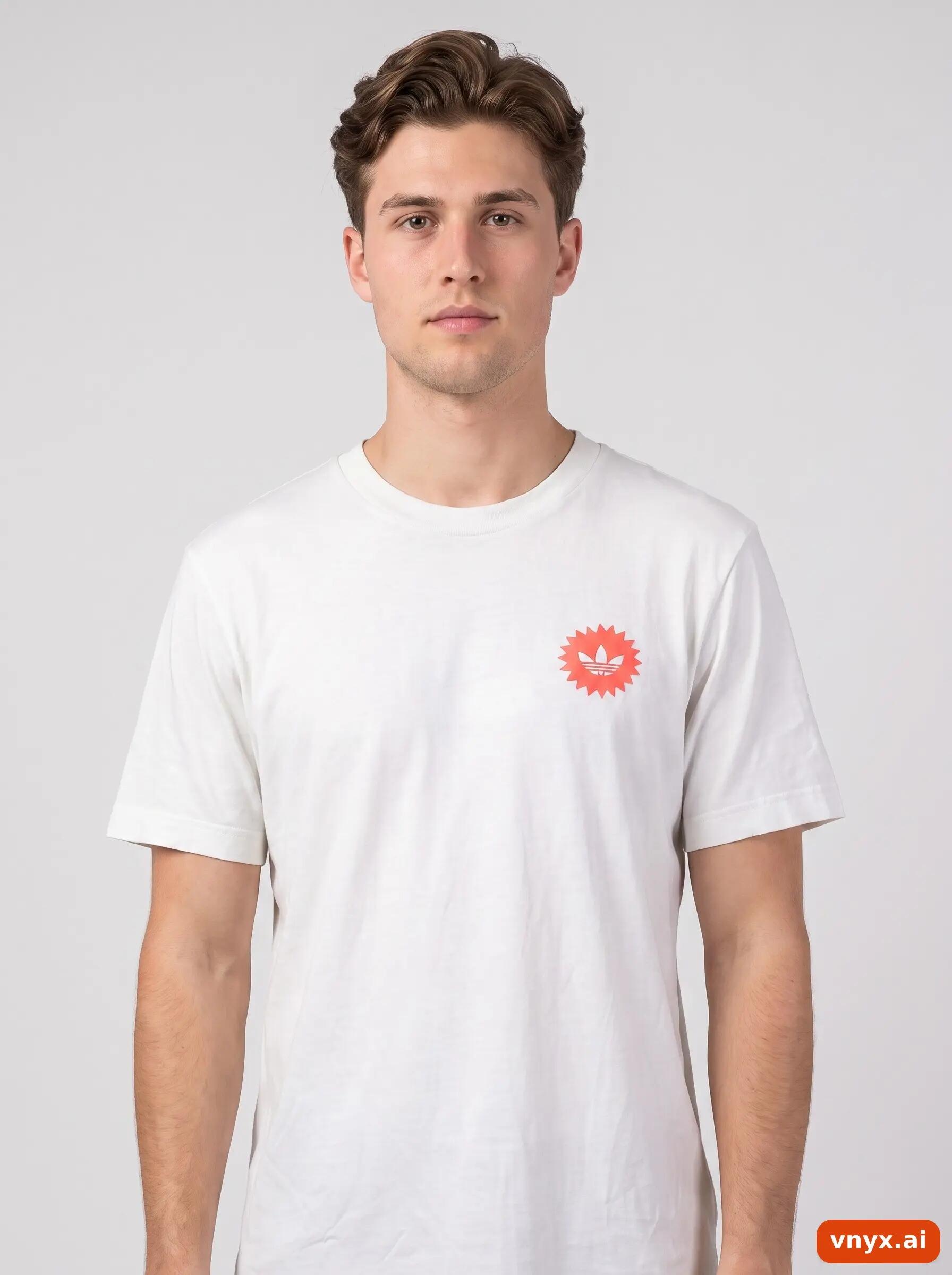 Second Life - Vintage Adidas White T-Shirt Men M 5/6