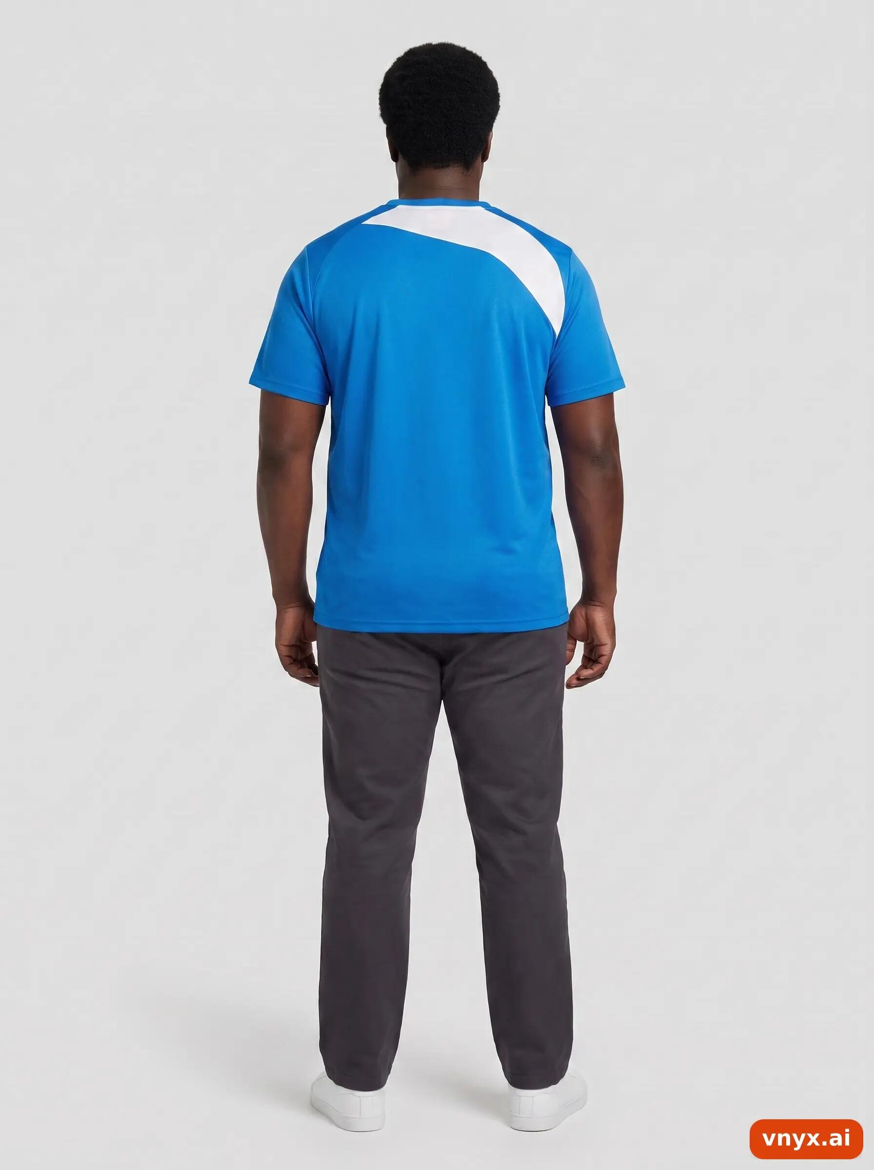 Second Life - Vintage Puma Blue Sports T-shirt Men XXL 4/6