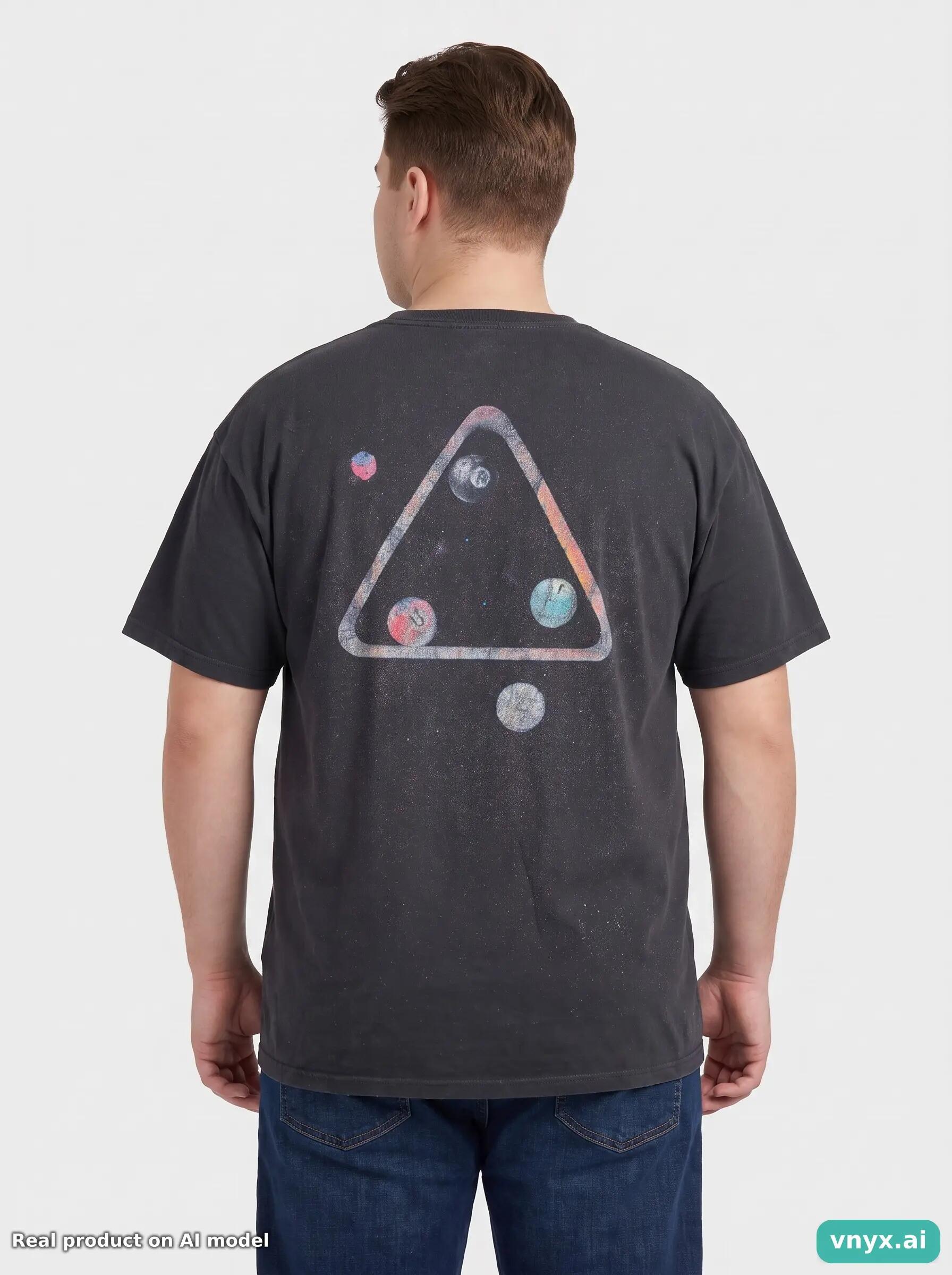 Second Life - Vintage HUF Deep Black T-Shirt Men XL 2/6