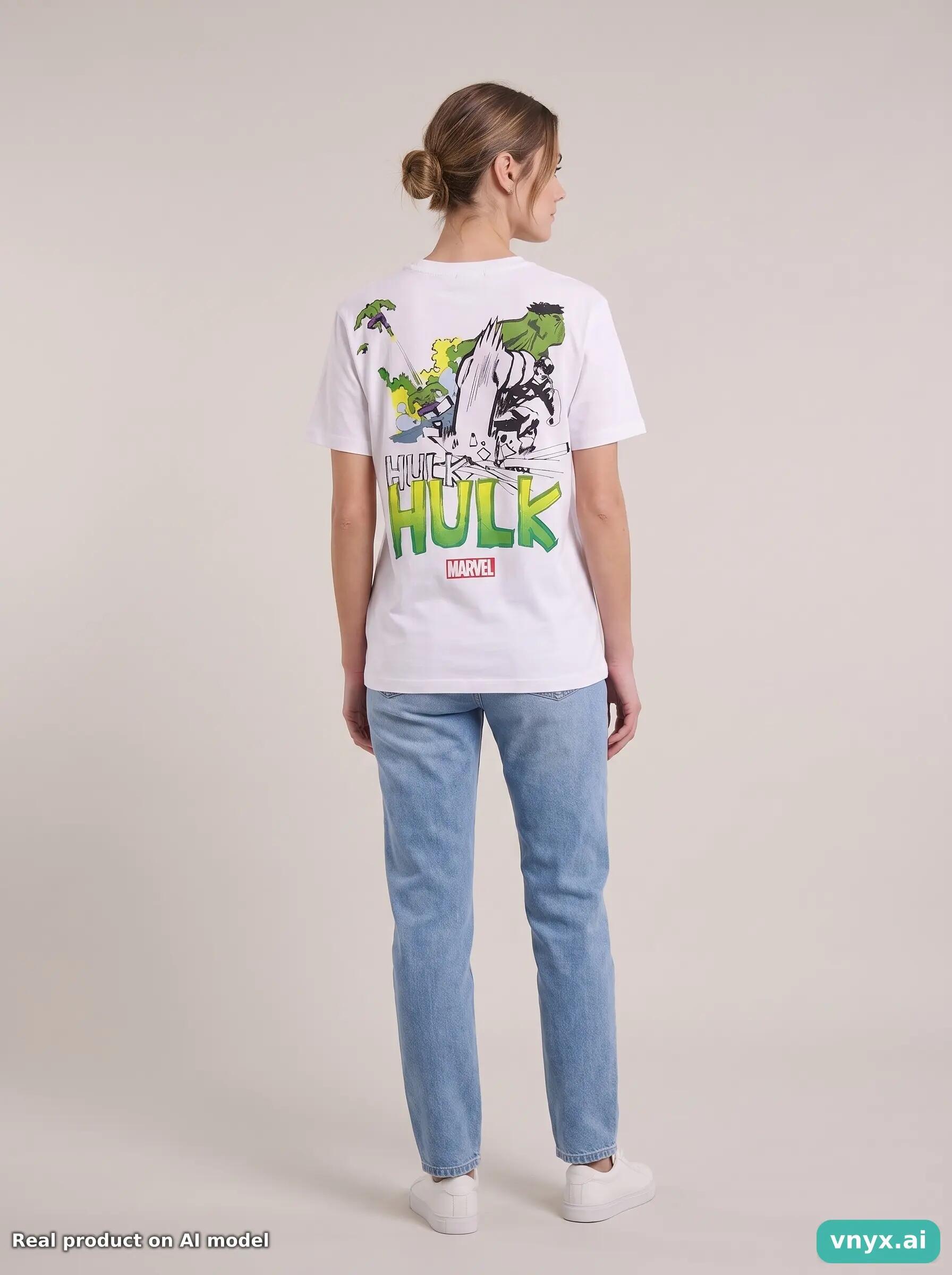 Second Life - Vintage MARVEL White T-Shirt Women M 6/6
