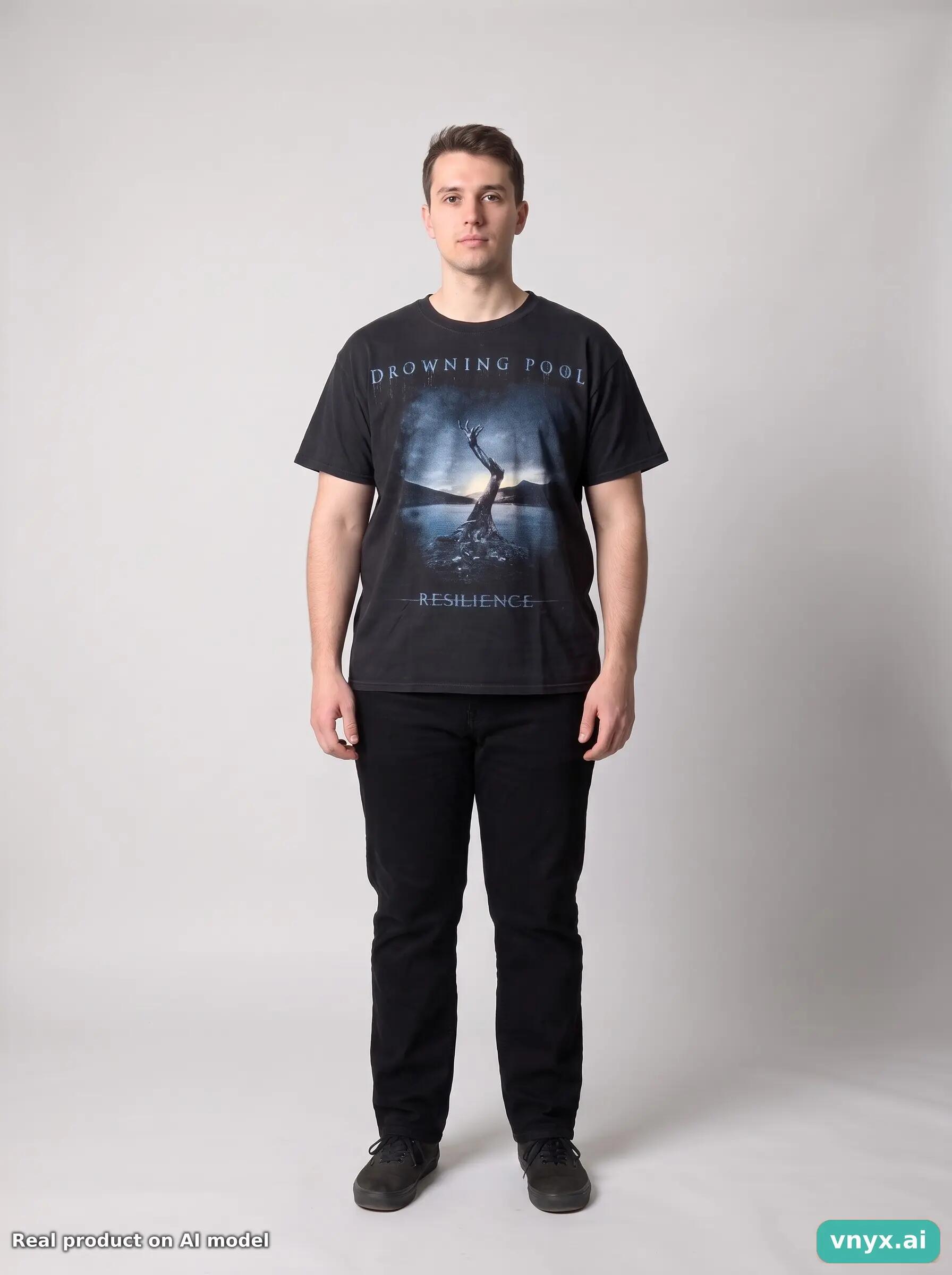 Second Life - Vintage Gildan Black T-Shirt Men L 5/6