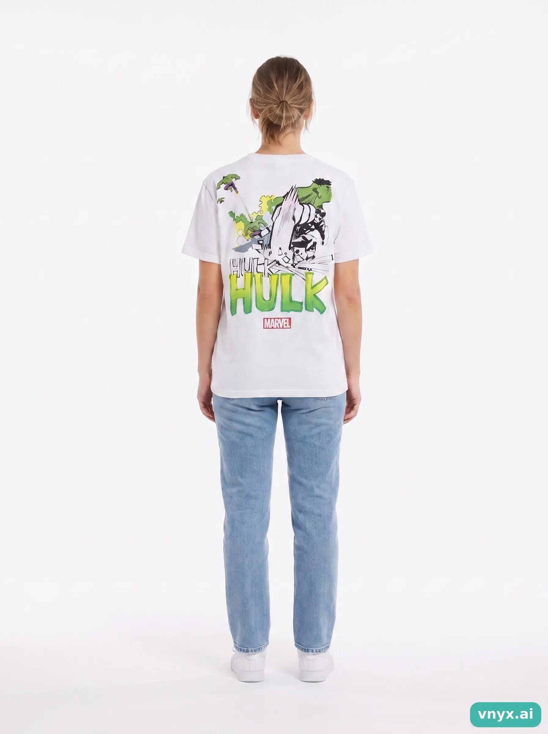 Second Life - Vintage MARVEL White T-Shirt Women M 3/6