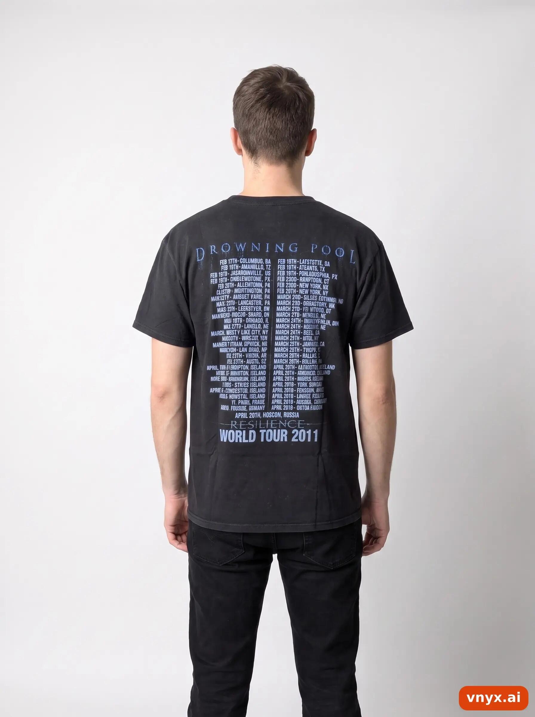 Second Life - Vintage Gildan Black T-Shirt Men L 2/6